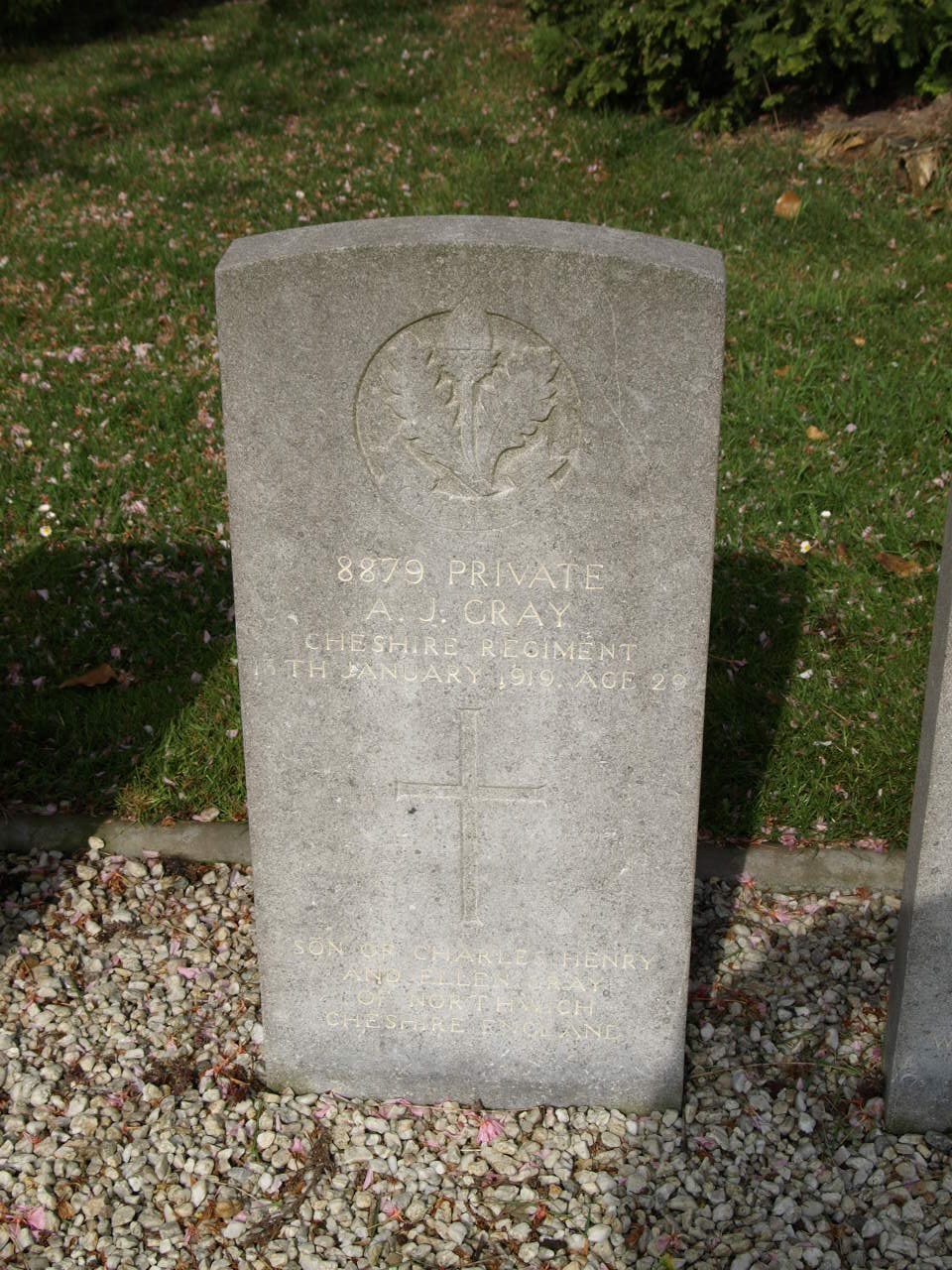 Pte AJ Gray 130119 NE