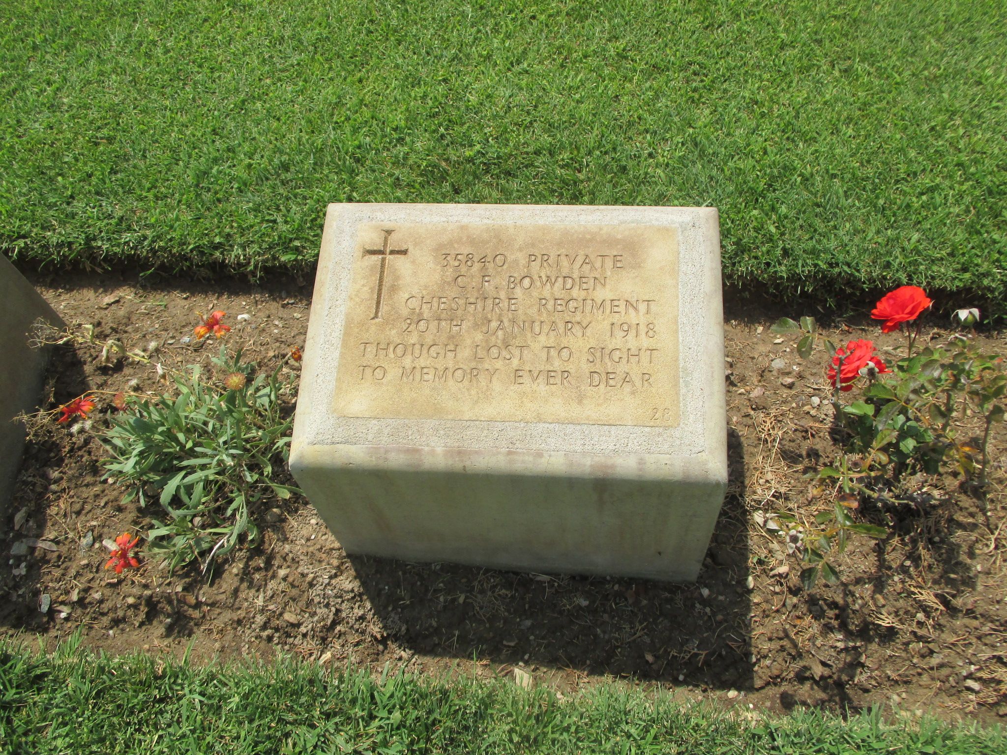 Pte CF Bowden 200118