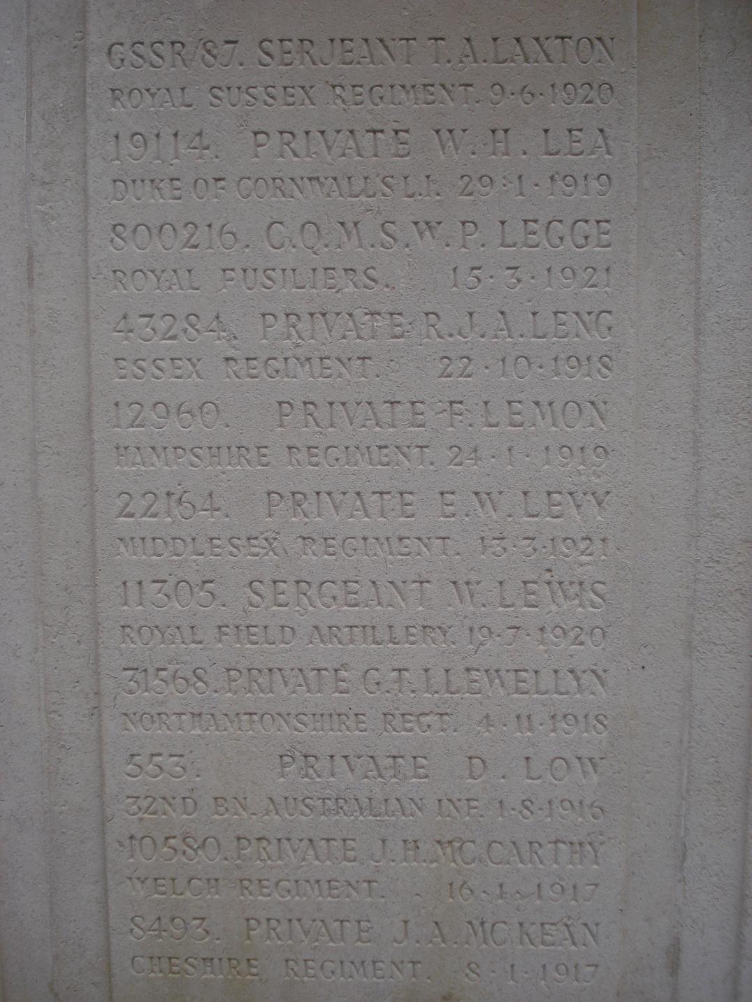 Pte JA McKean 080117 UK