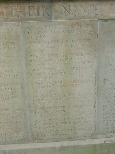 Pte W Harris 290118 UK