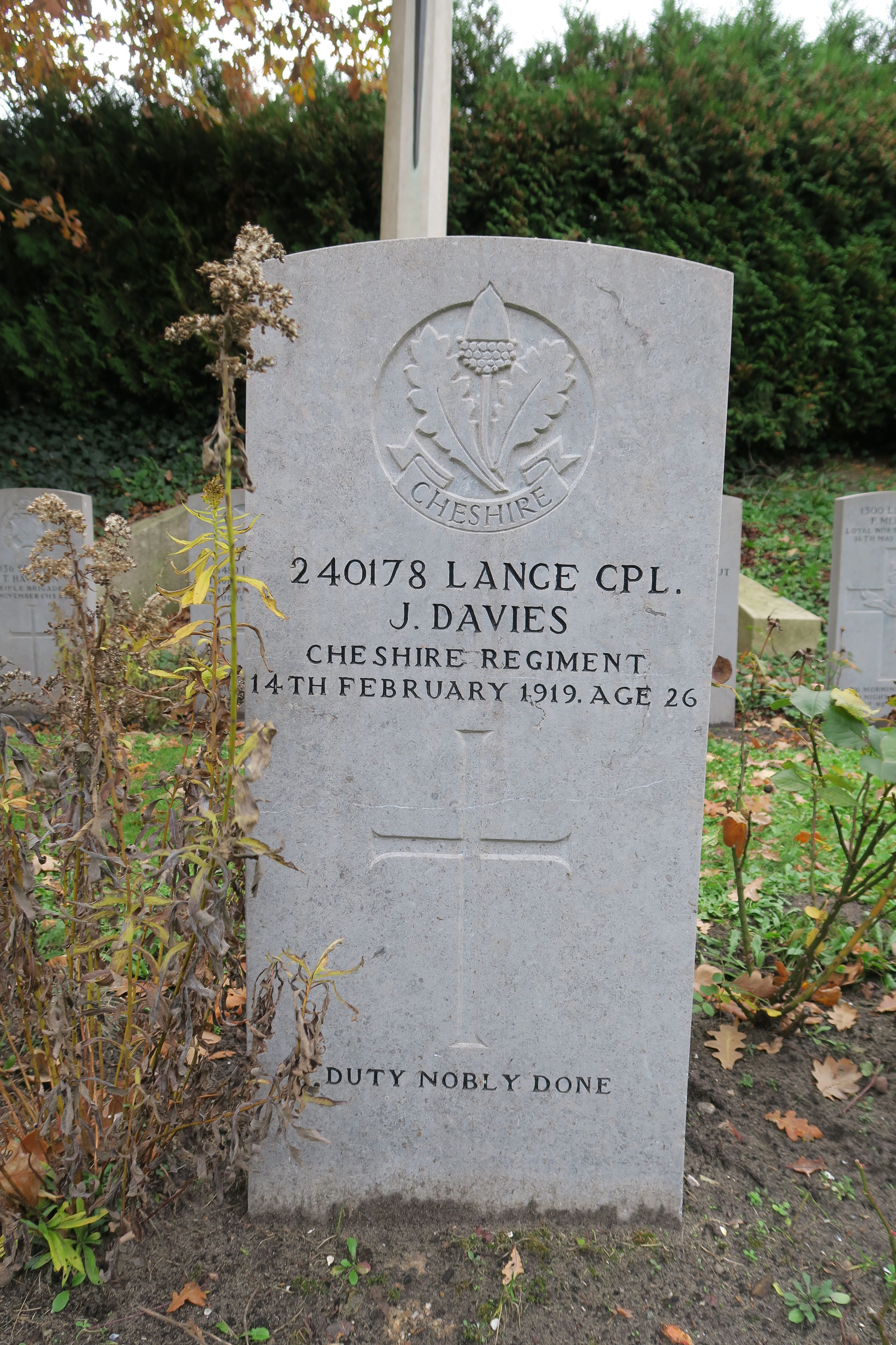 LCpl J Davies 140219 NE