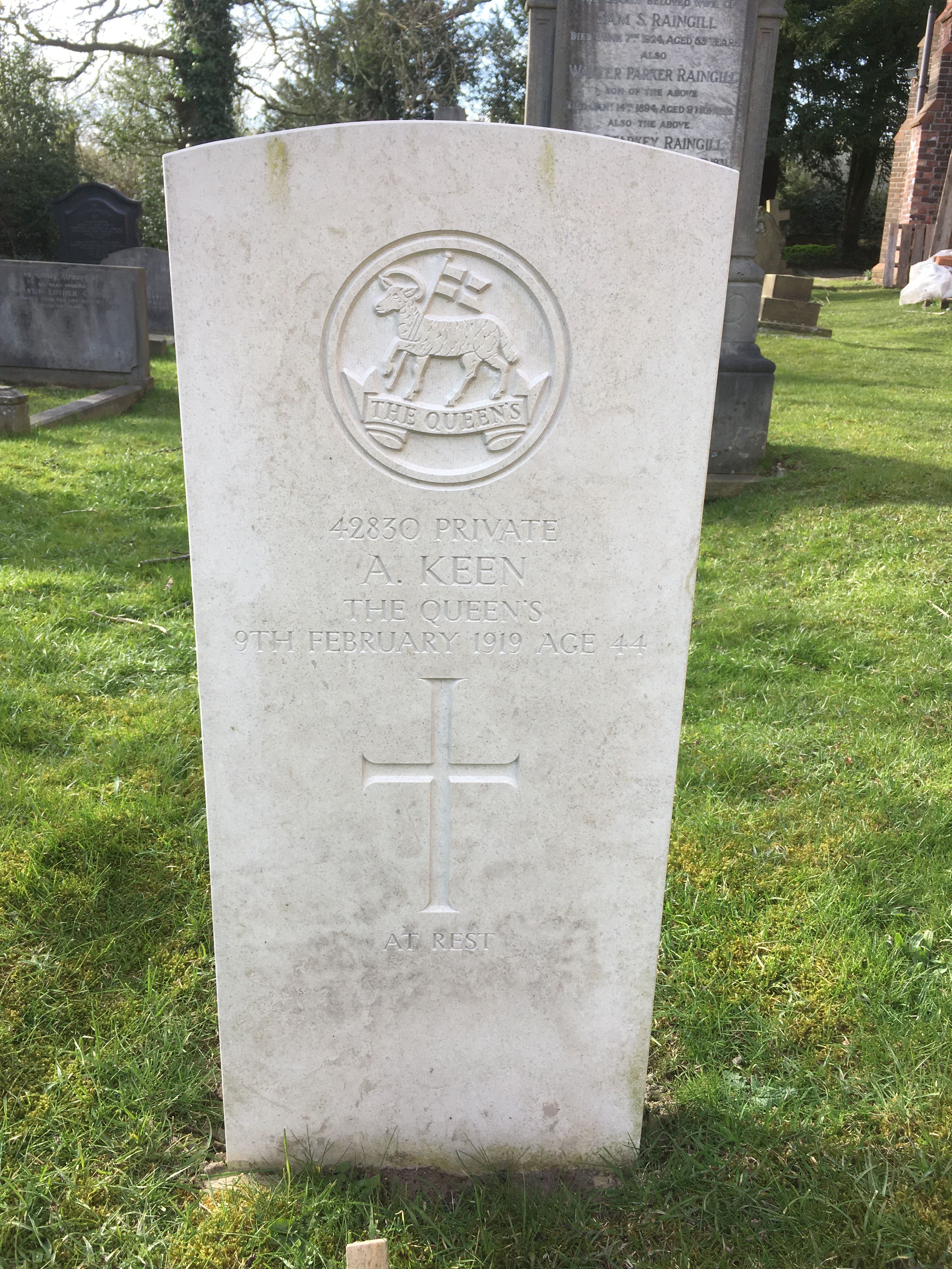 Pte A Keen 090219 UK Queens