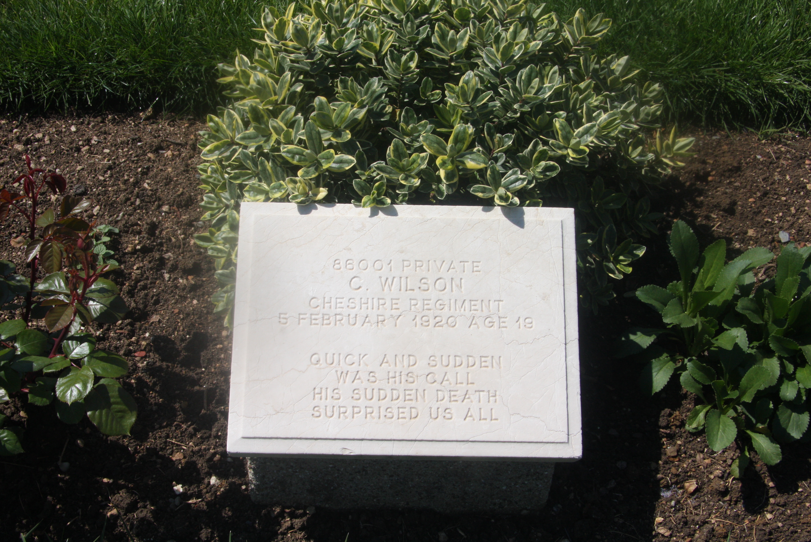 Pte C Wilson 050220 TY