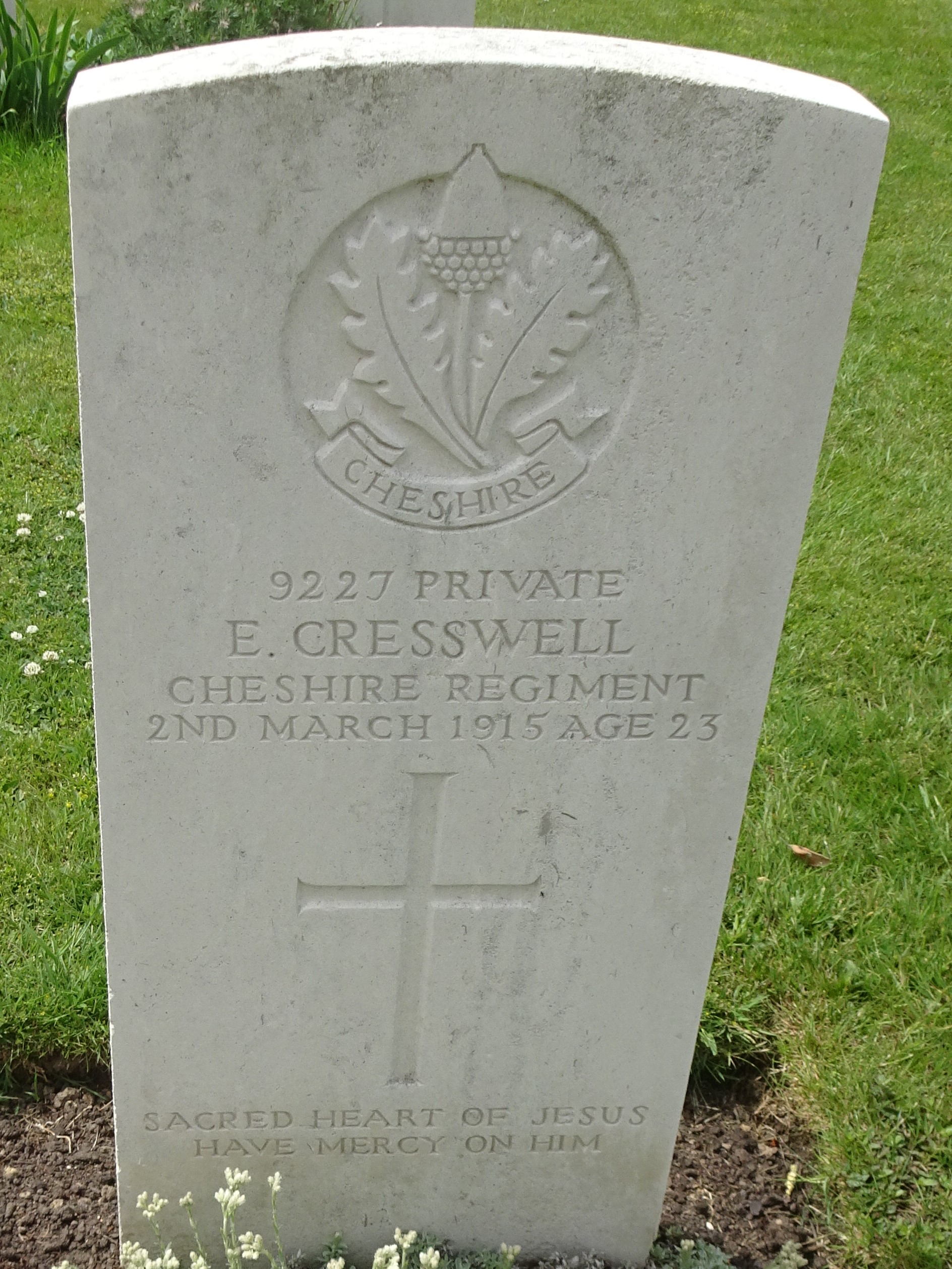 Pte E Cresswell 020315
