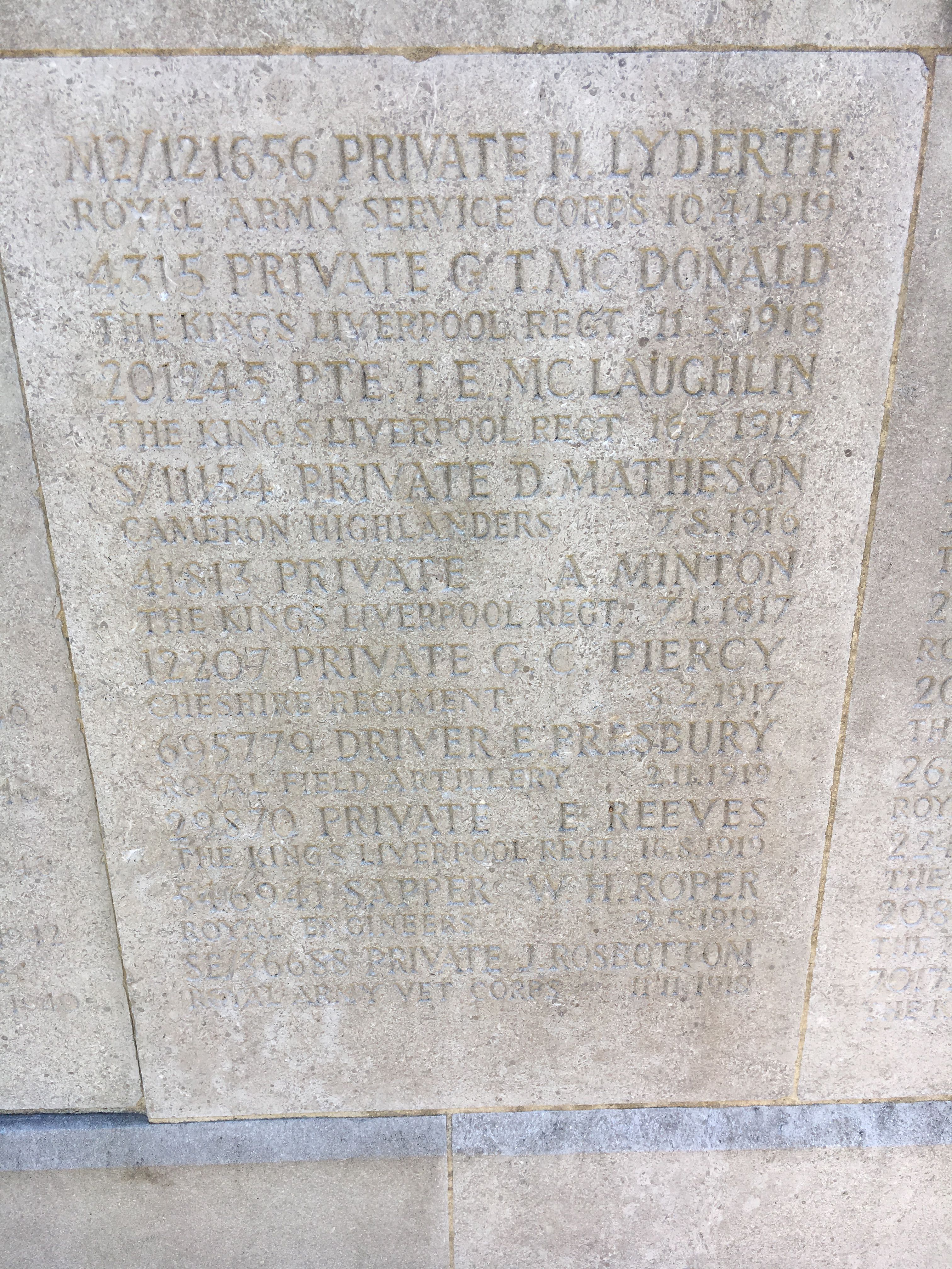 Pte GC Piercy 080217 UK