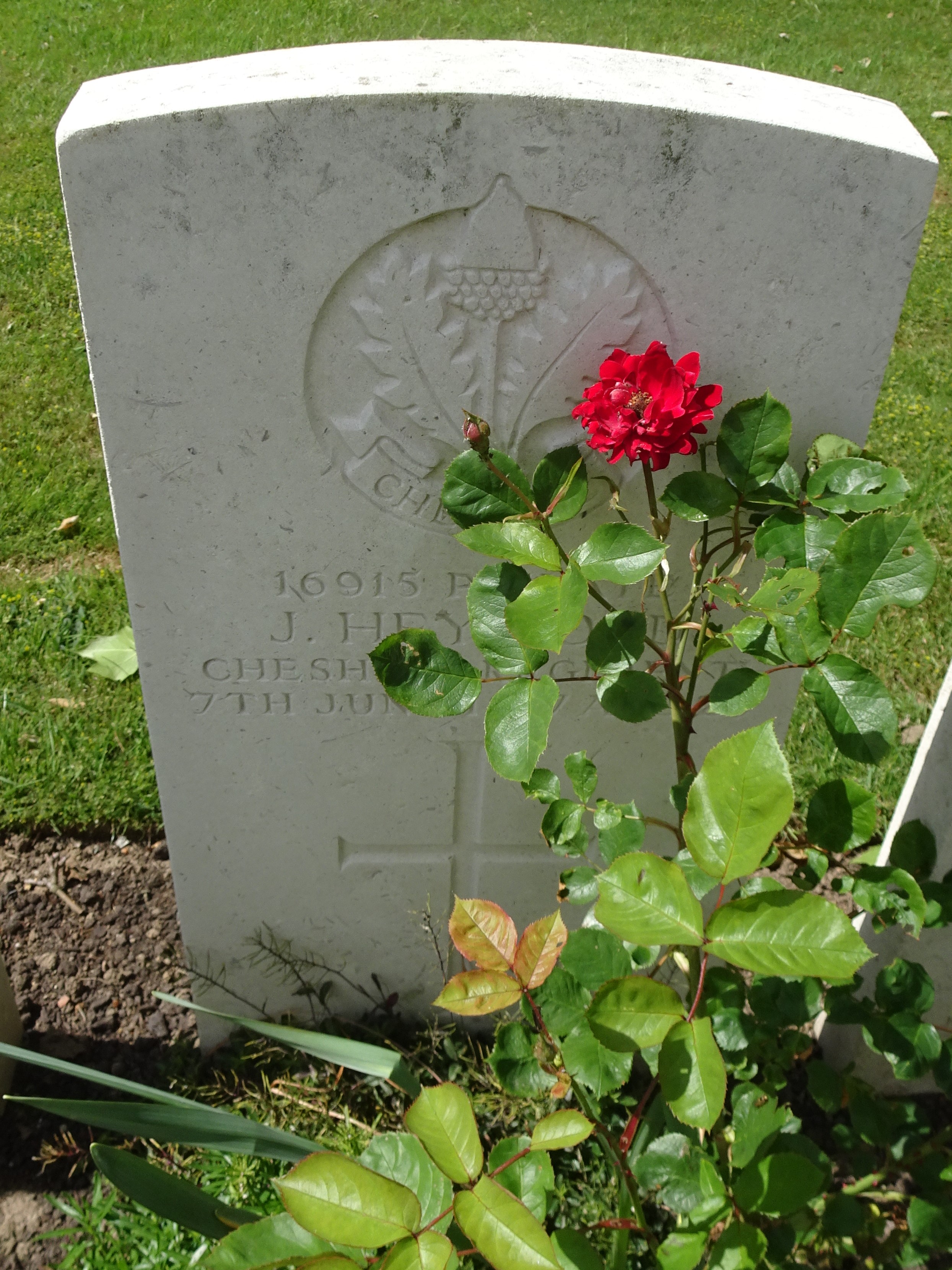 Pte J Heywood 070617