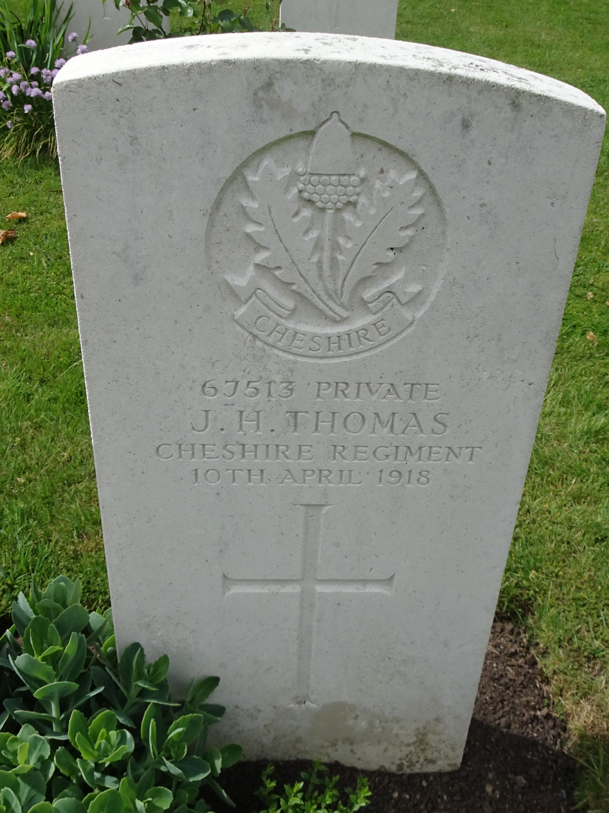 Pte JH Thomas 100418