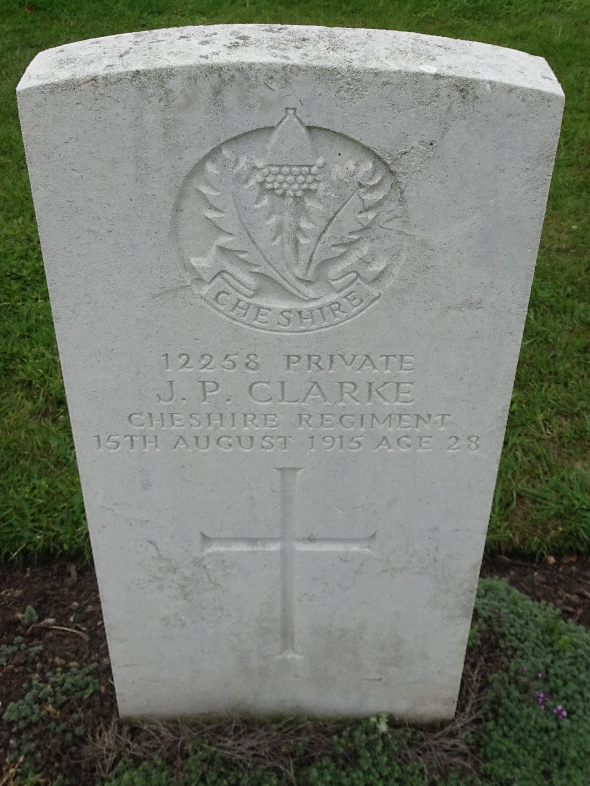 Pte JP Clarke 150815