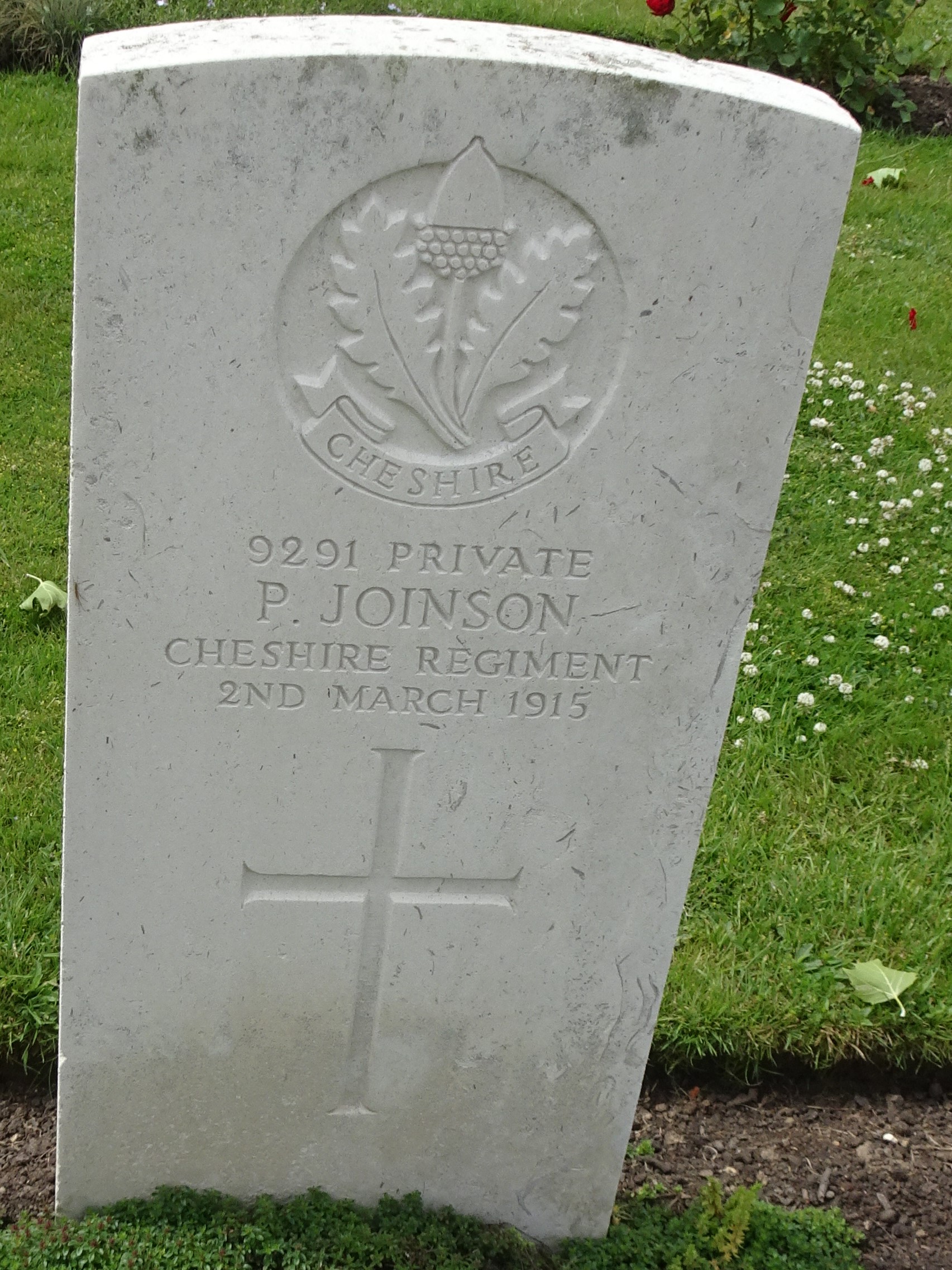 Pte P Joinson 020315