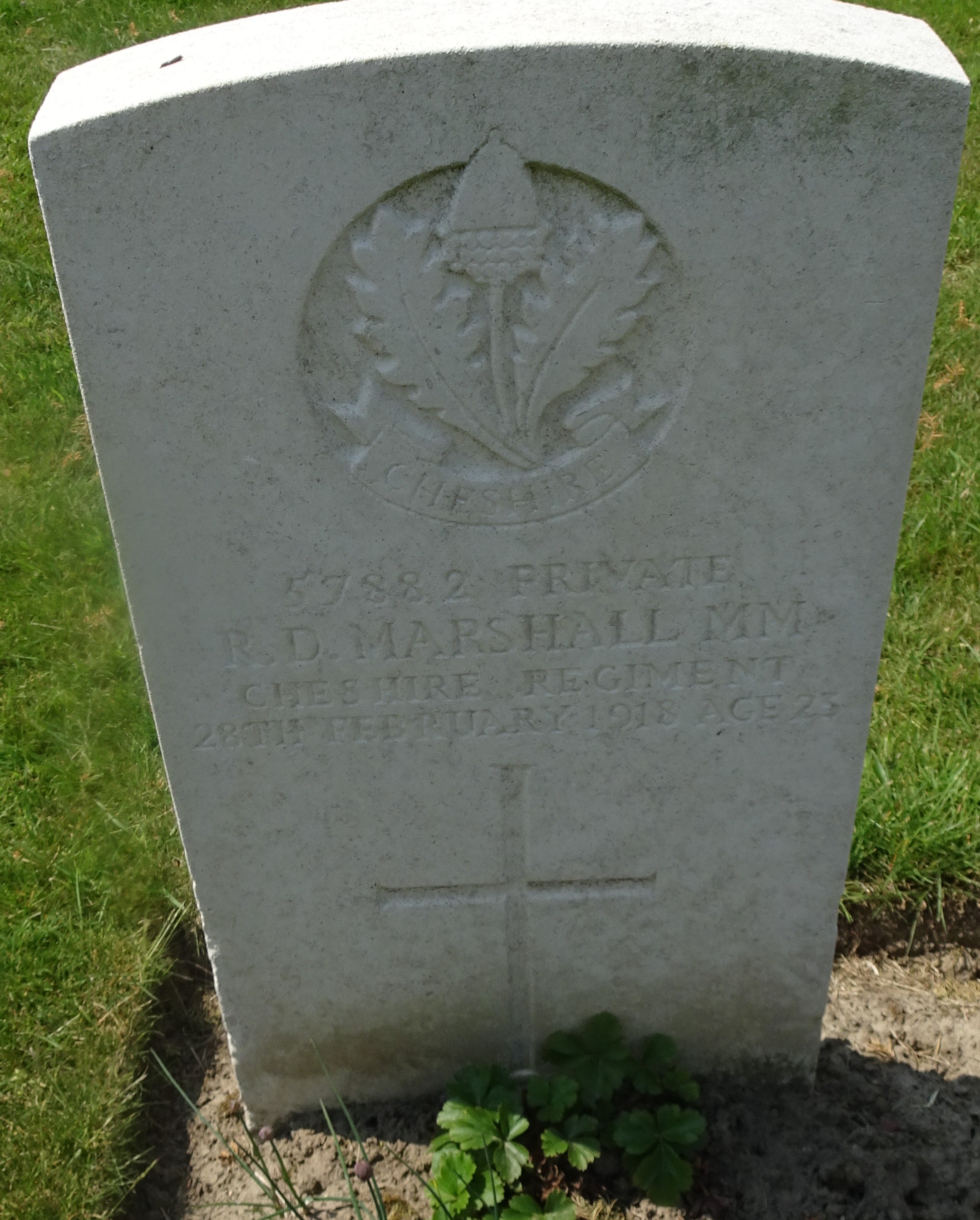 Pte RD Marshall MM 280218