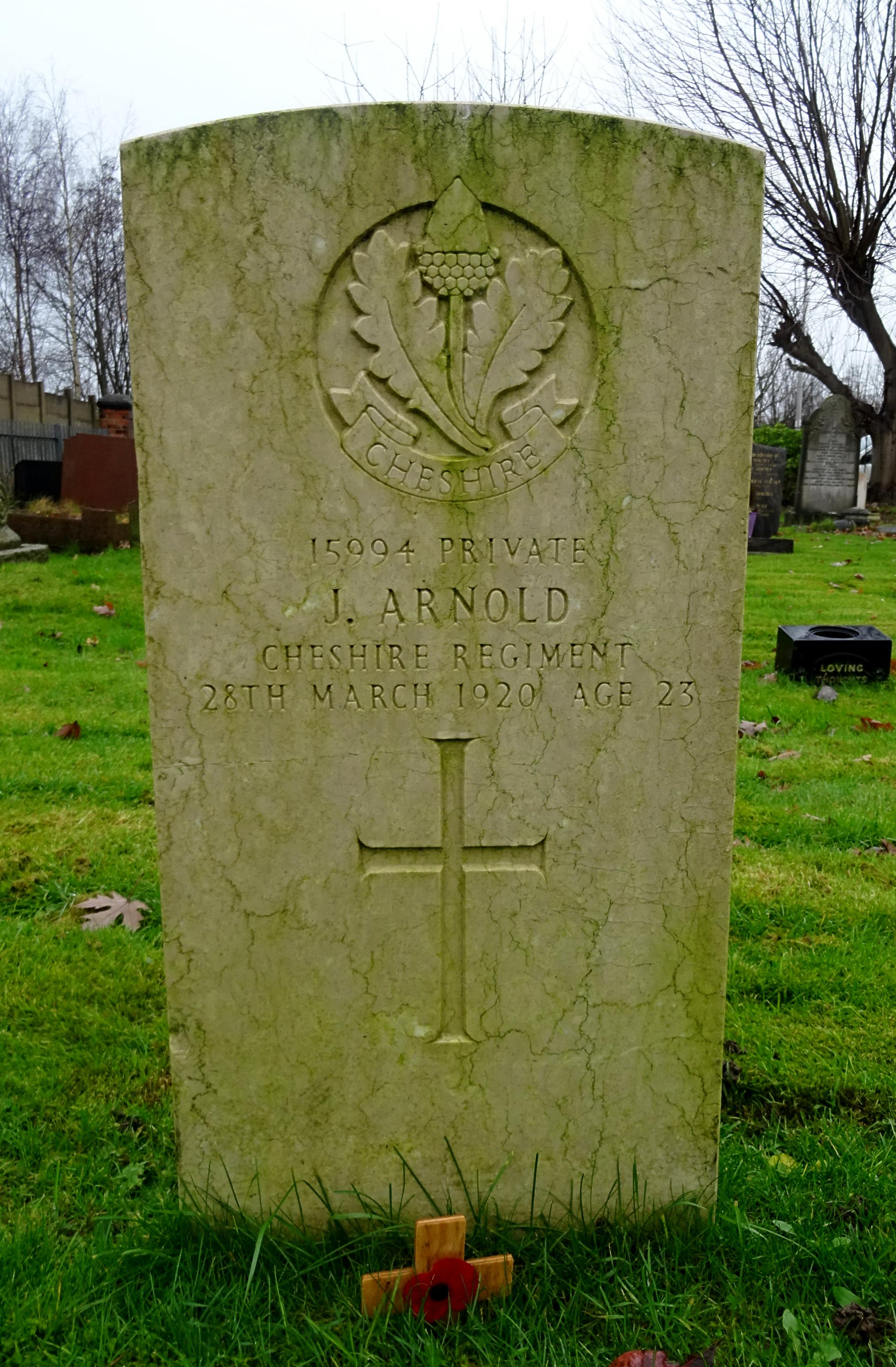 Pte J Arnold 280320 UK