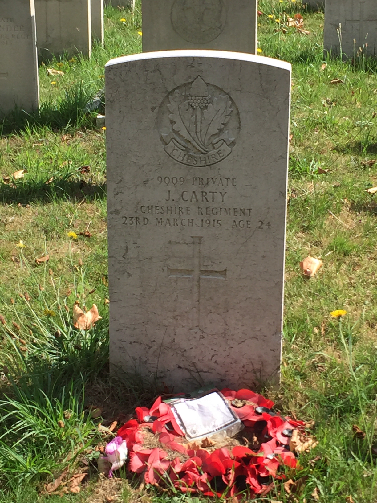 Pte J Carty 230315 UK