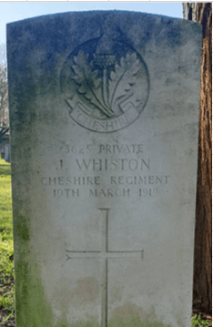 Pte J Whiston 190319 UK