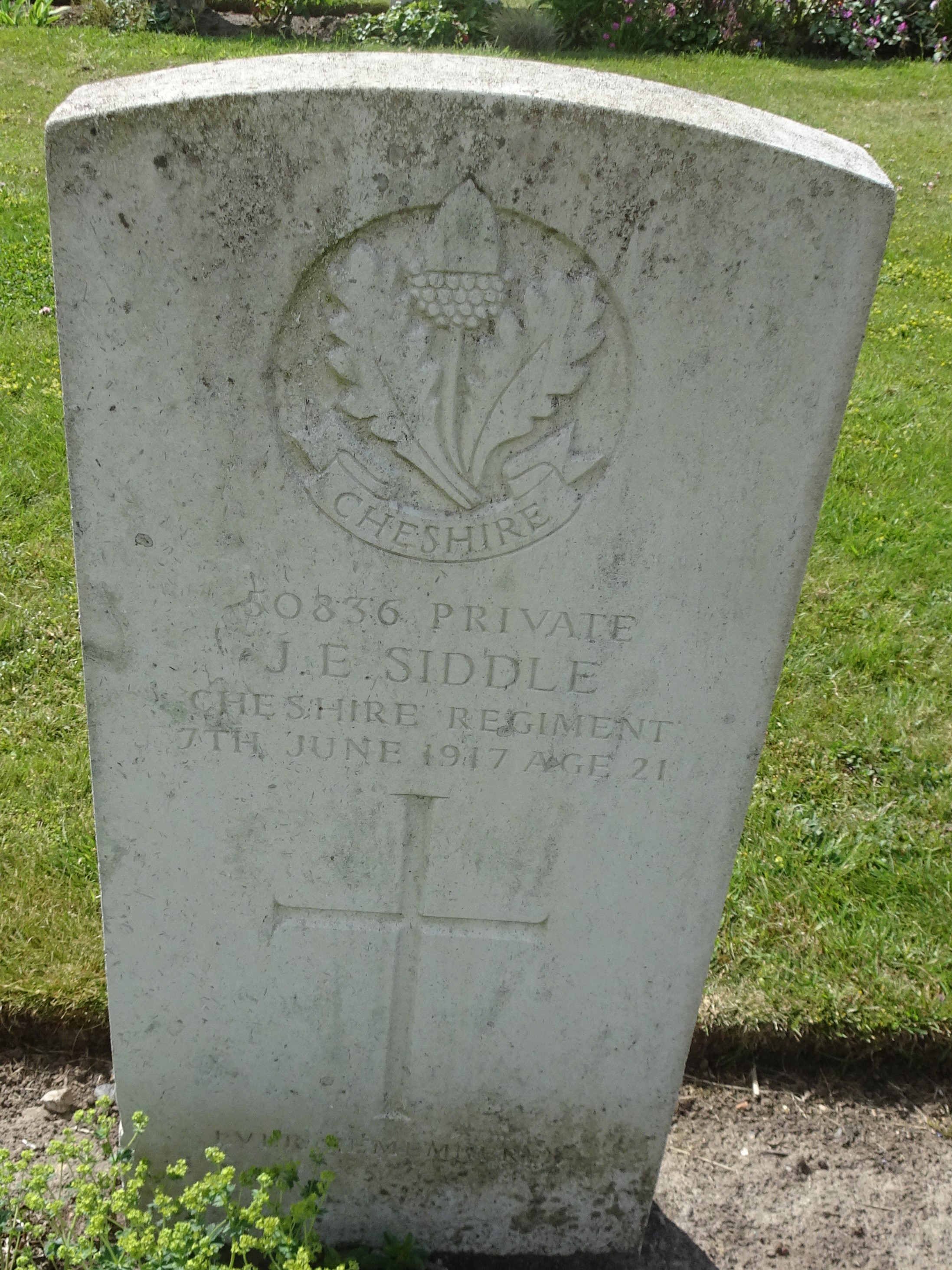 Pte JE Siddle 070617