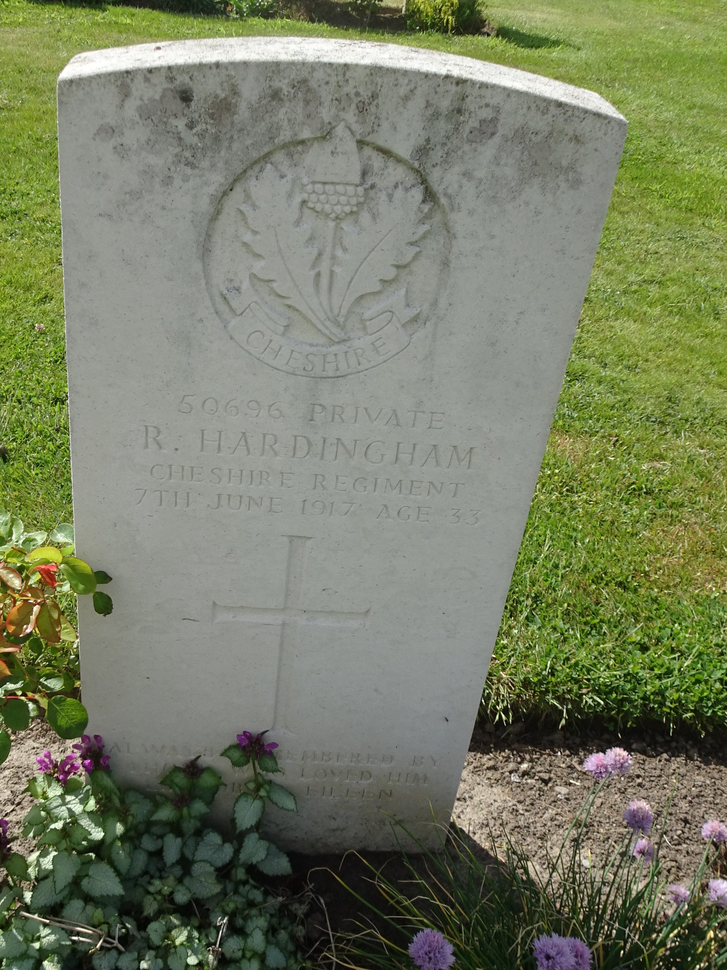 Pte R Hardingham 070617