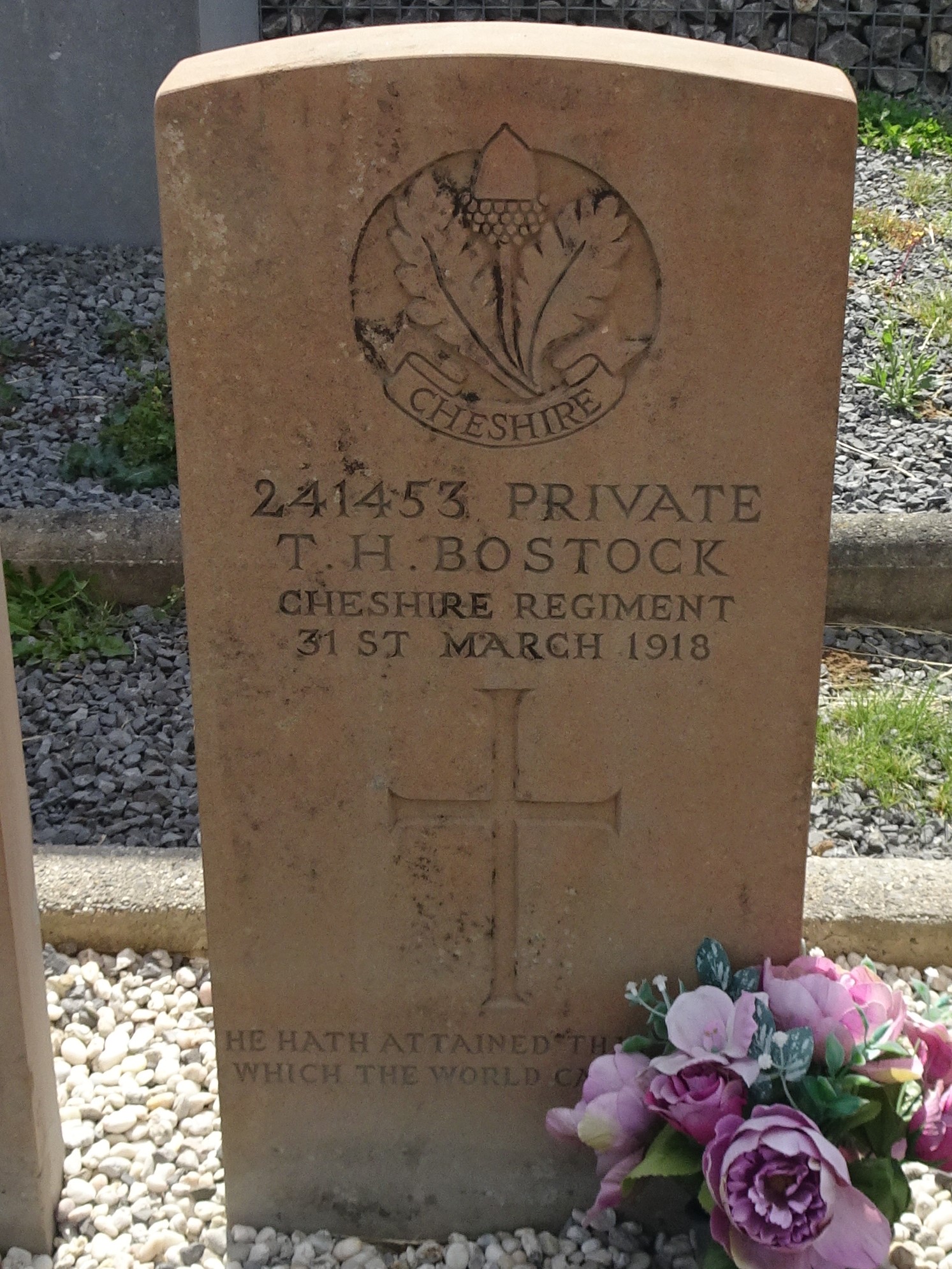 Pte TH Bostock 310318