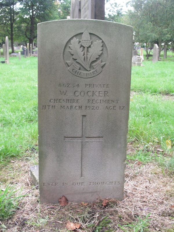 Pte W Cocker 110320 UK