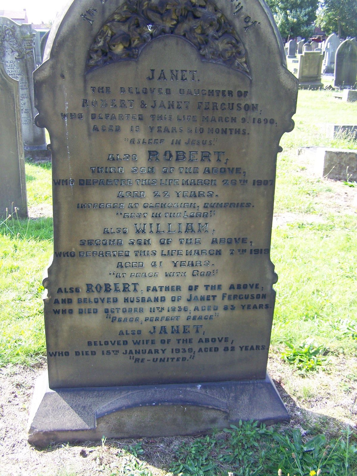 Pte W Ferguson 070319 UK