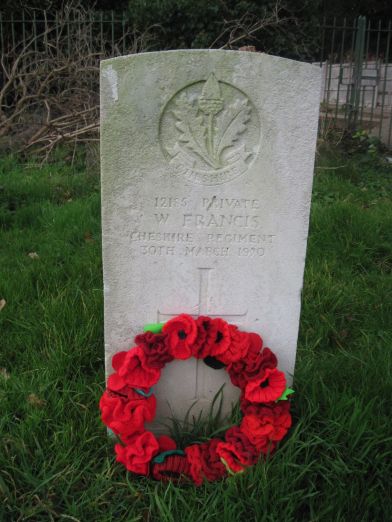 Pte W Francis 300320 UK