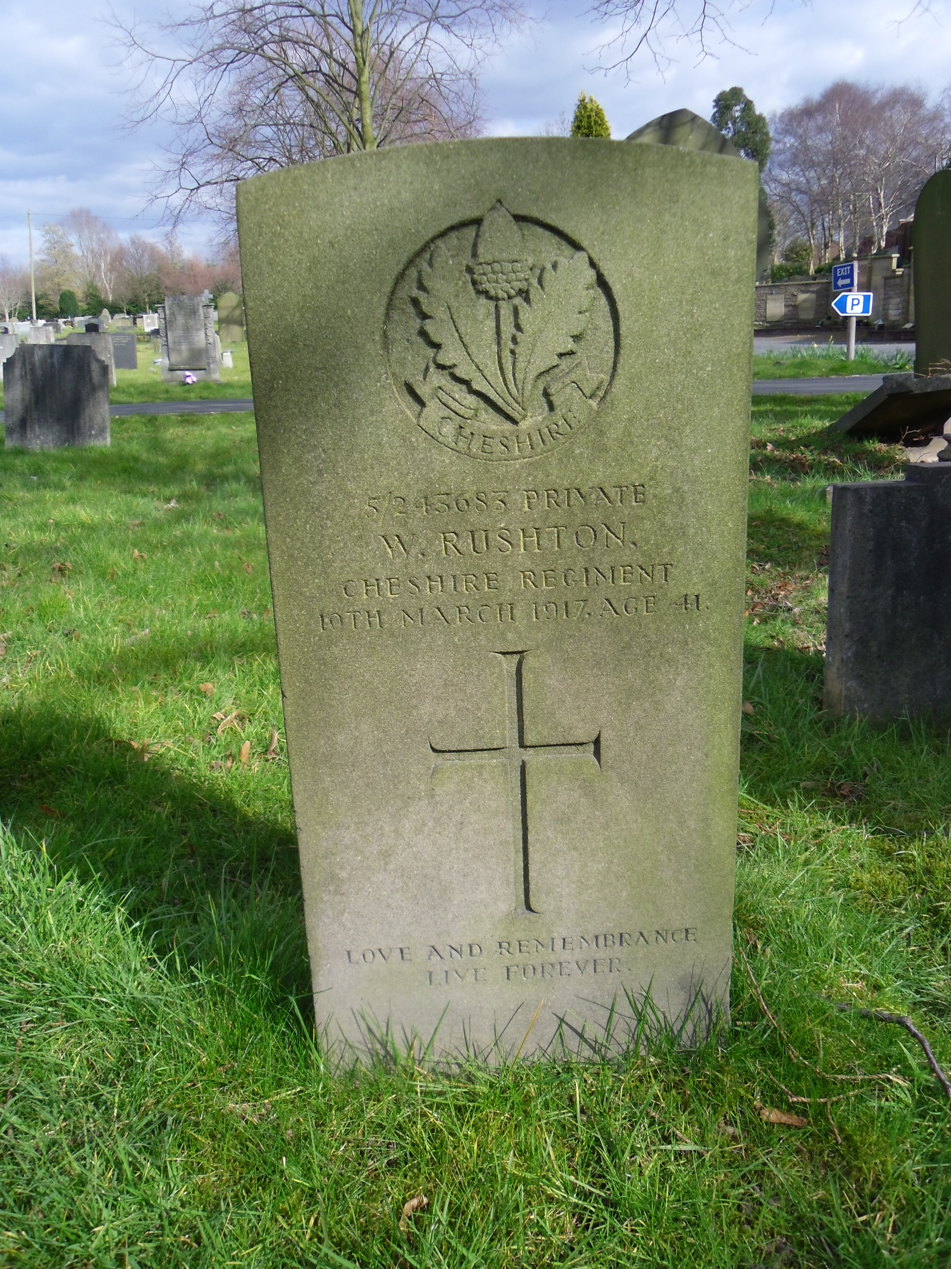 Pte W Ruston 100317 UK