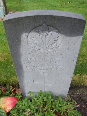Pte W Sexton 270315 IR