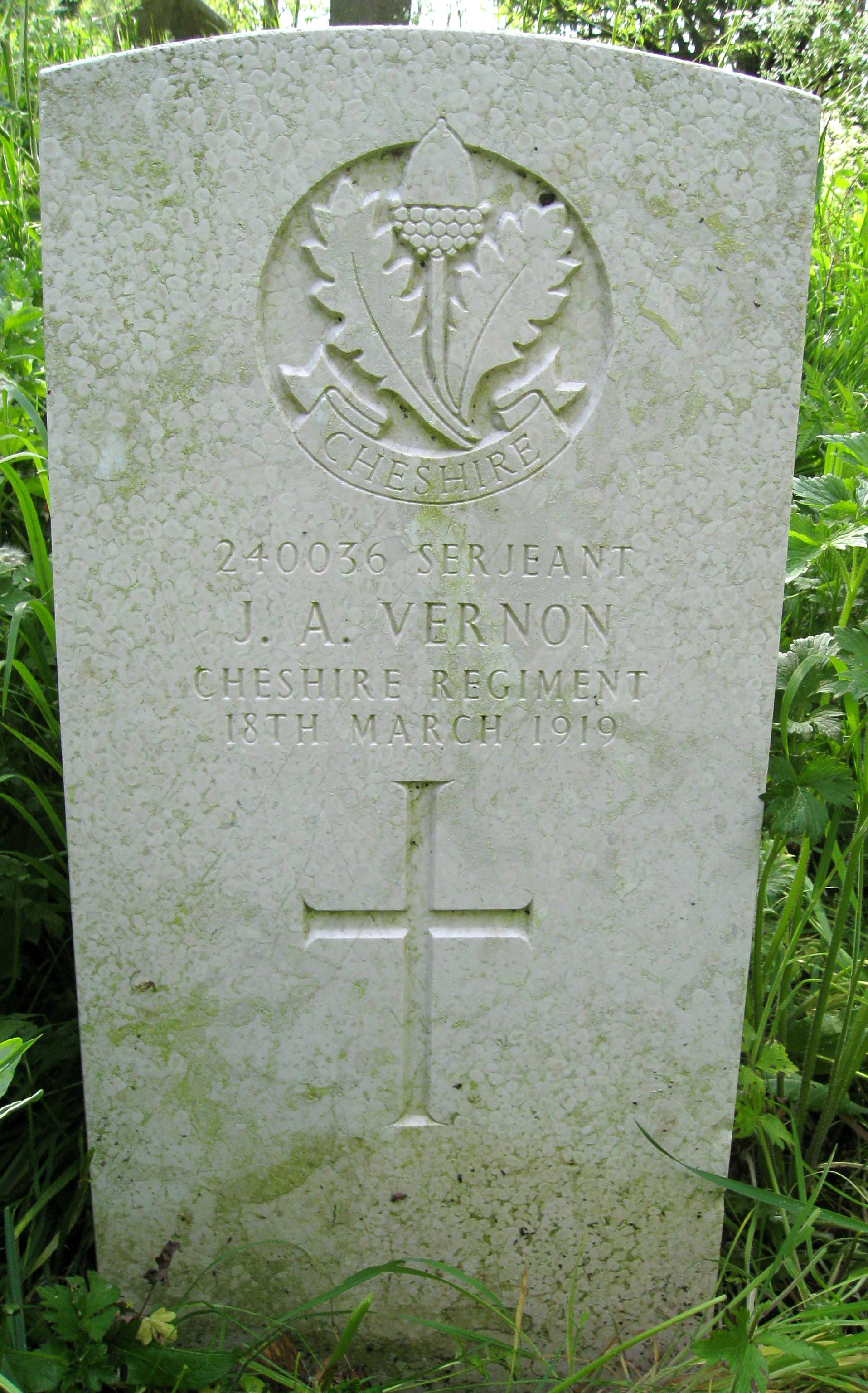 Sgt JA Vernon 180319 UK