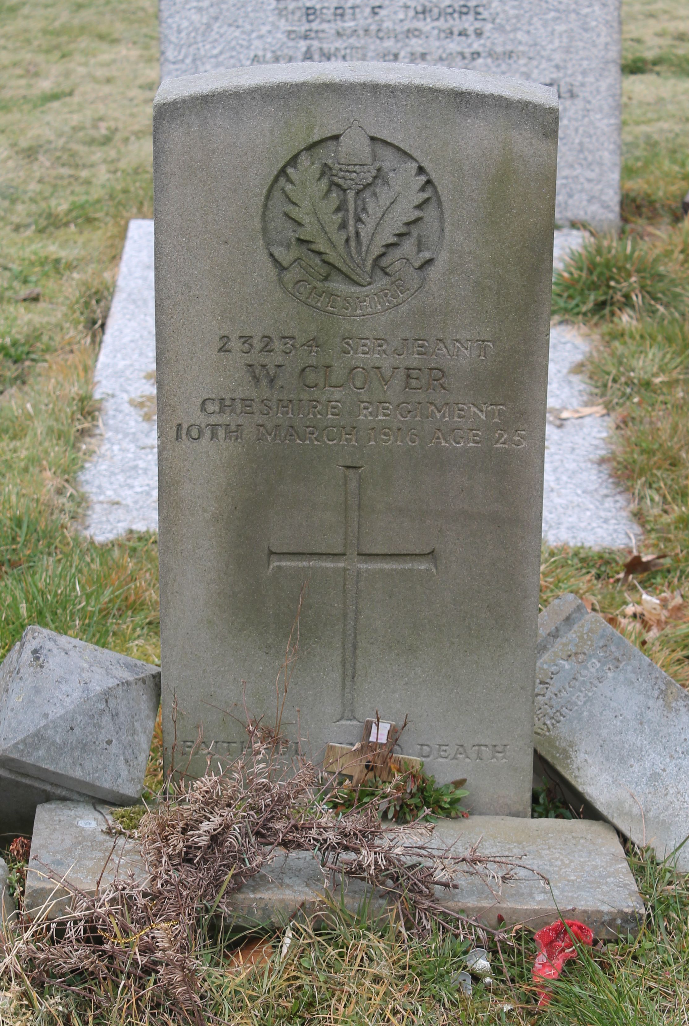 Sgt W Clover 100316 UK