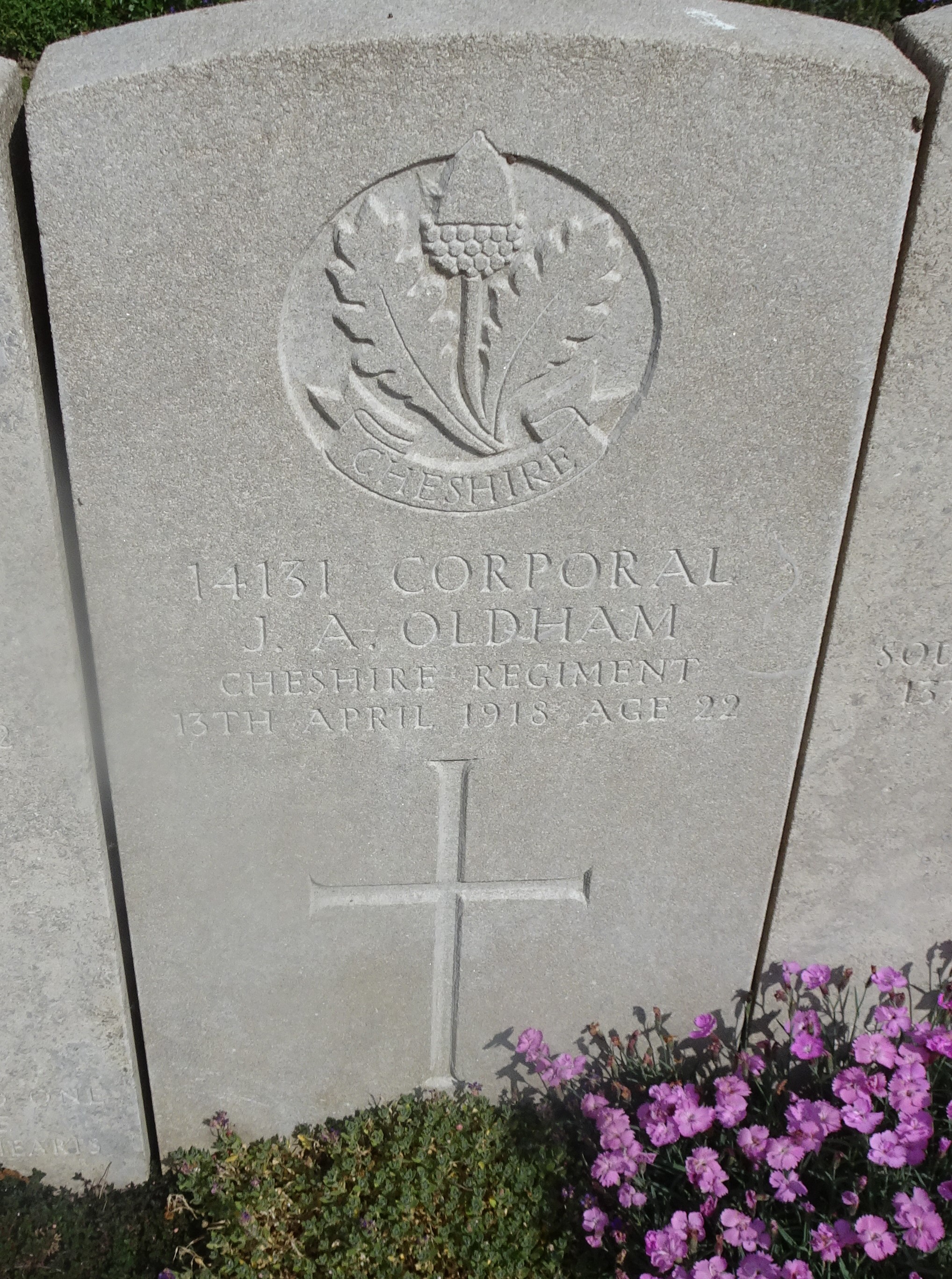 Cpl JA Oldham 130418