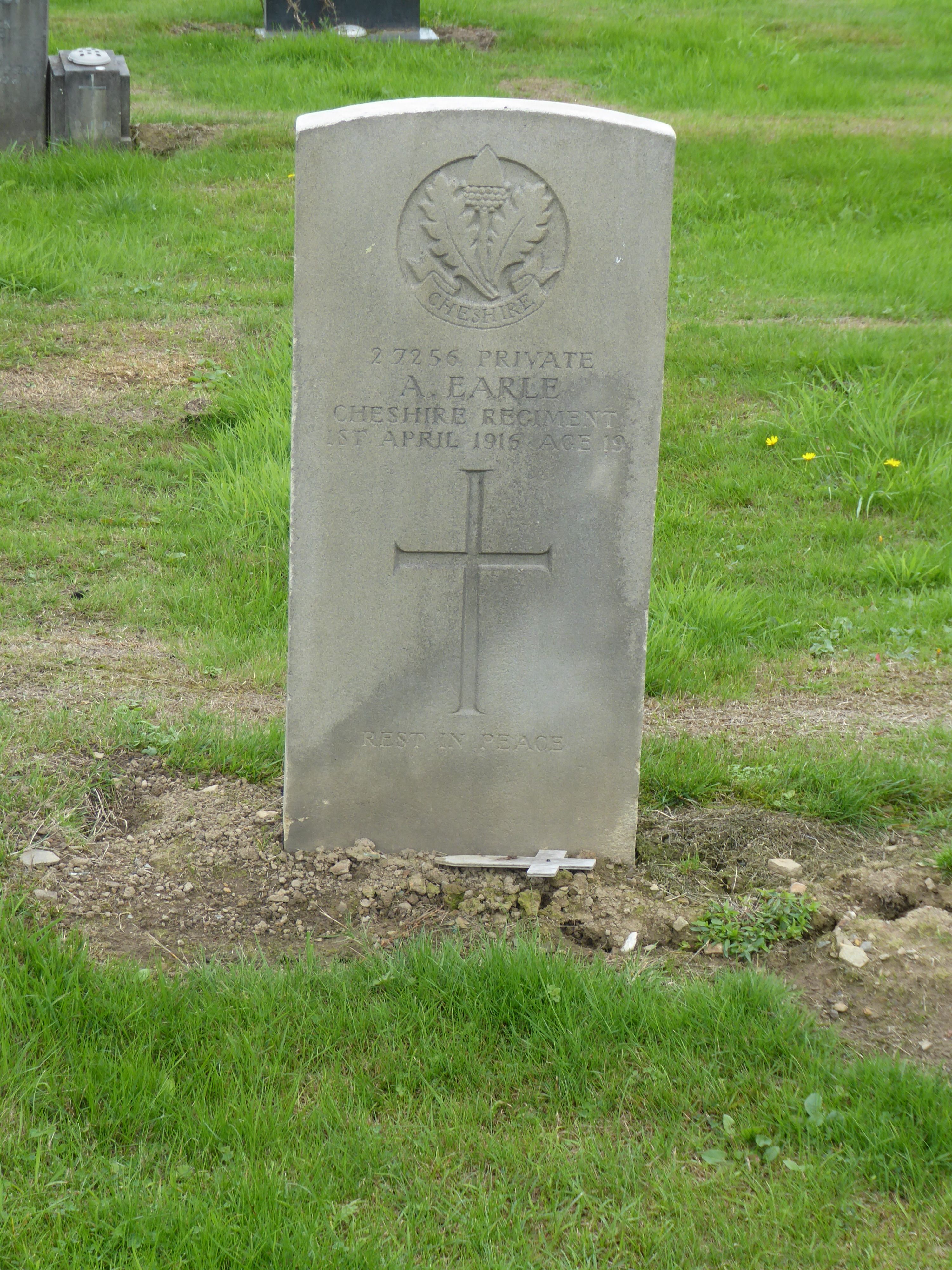 Pte A Earle 010416 UK