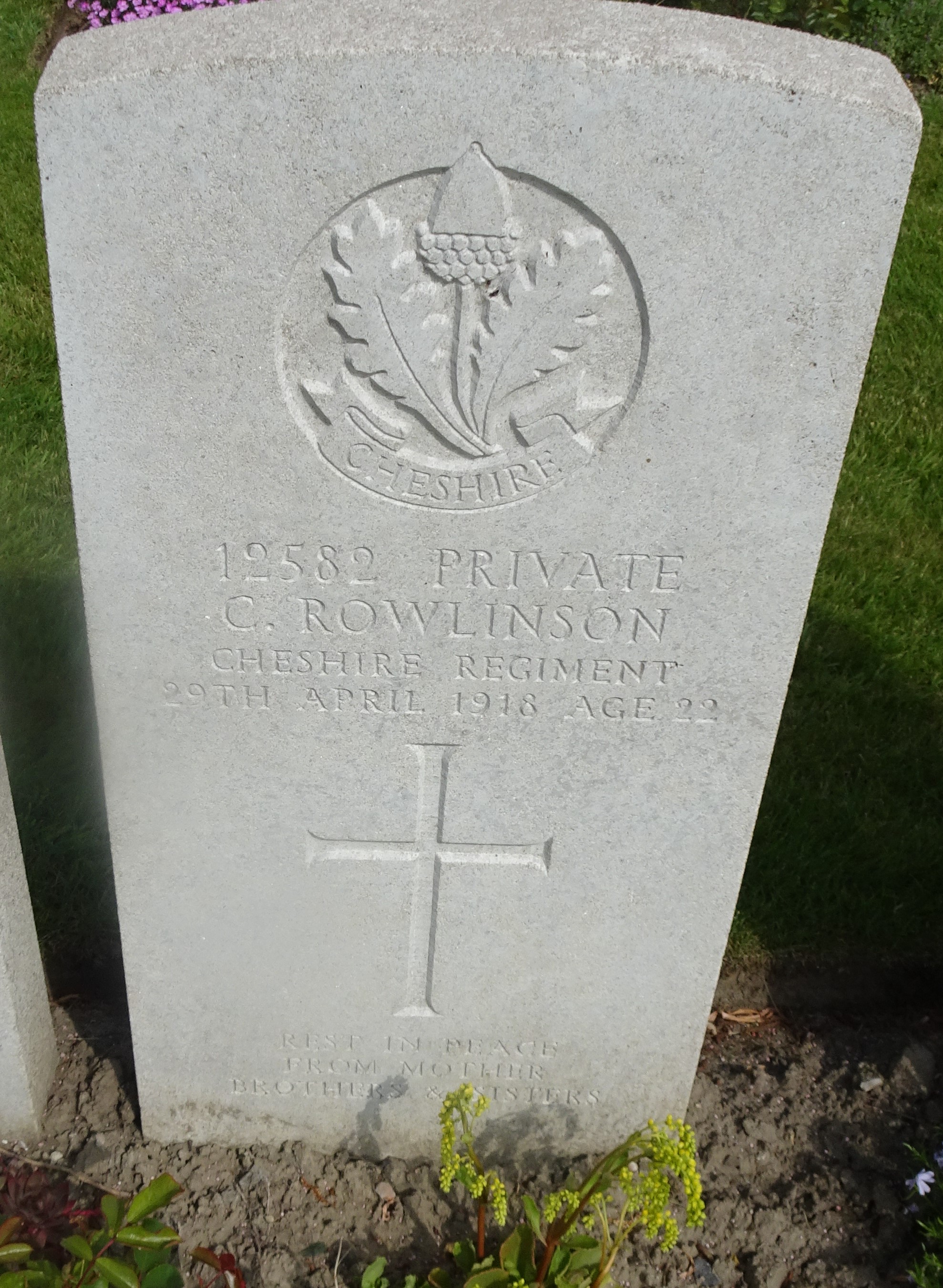 Pte C Rawlinson 290418