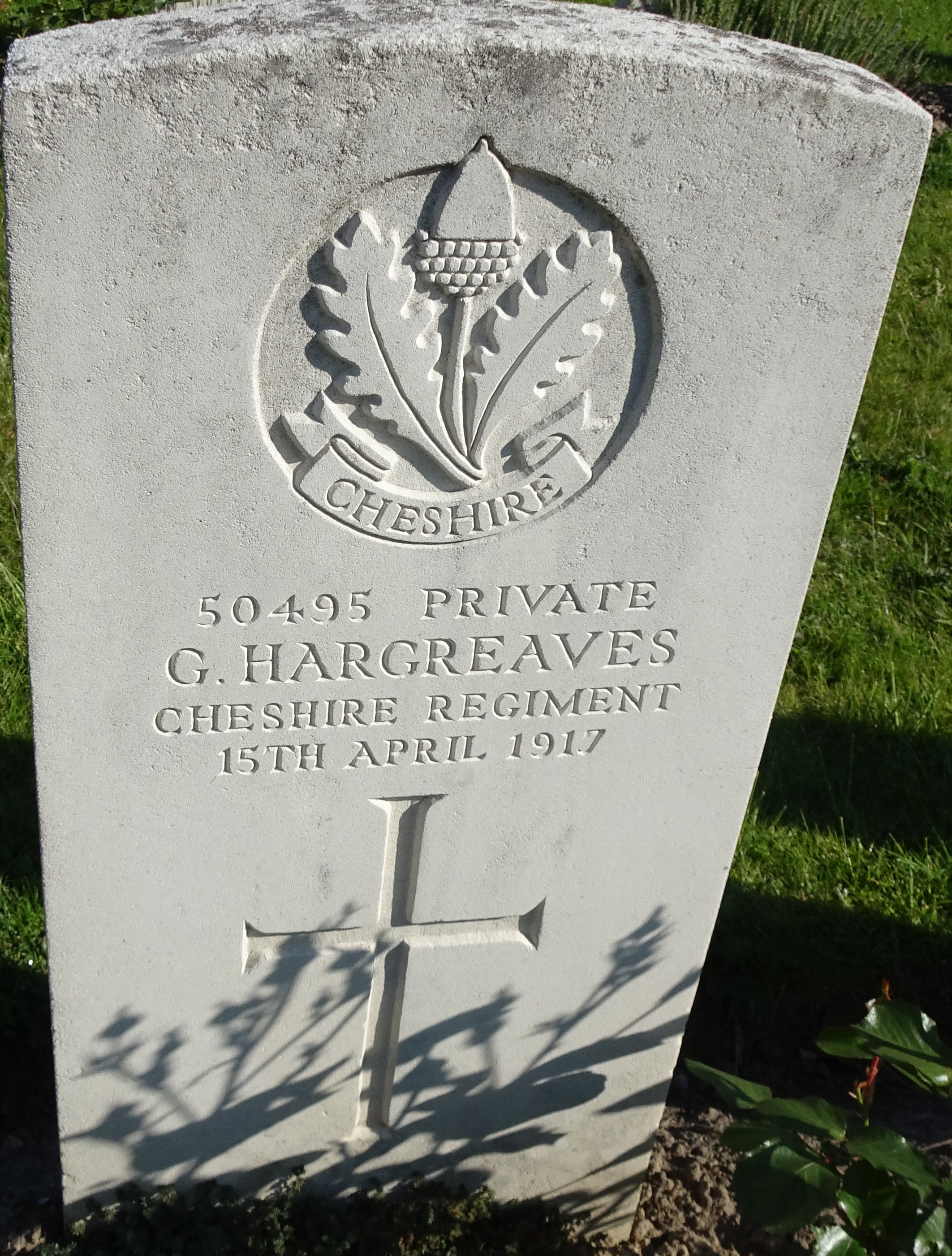 Pte G Hargreaves 150417