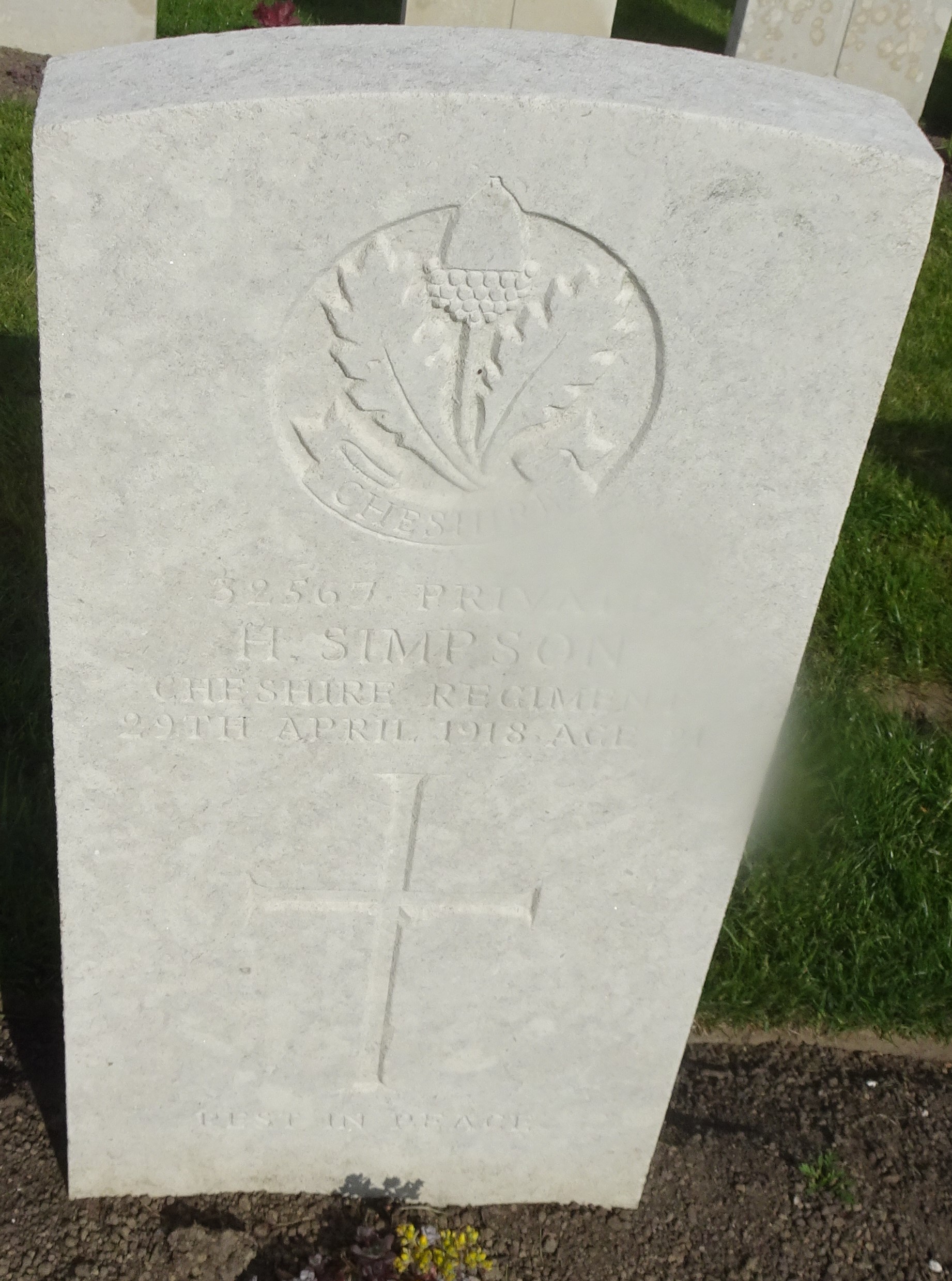 Pte H Simpson 290418