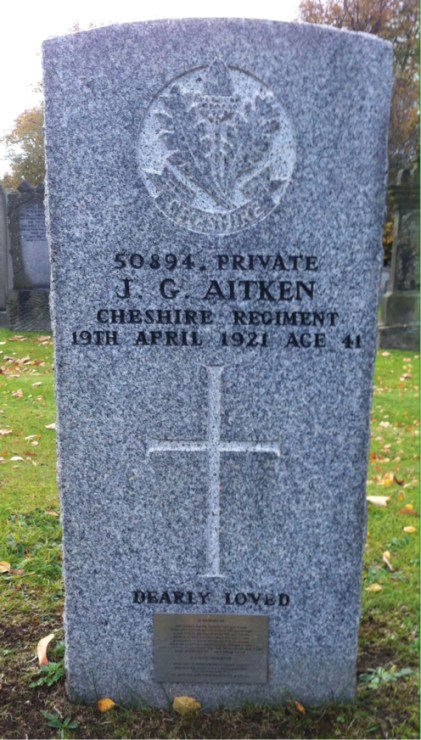 Pte JG Aitken 190421 UK