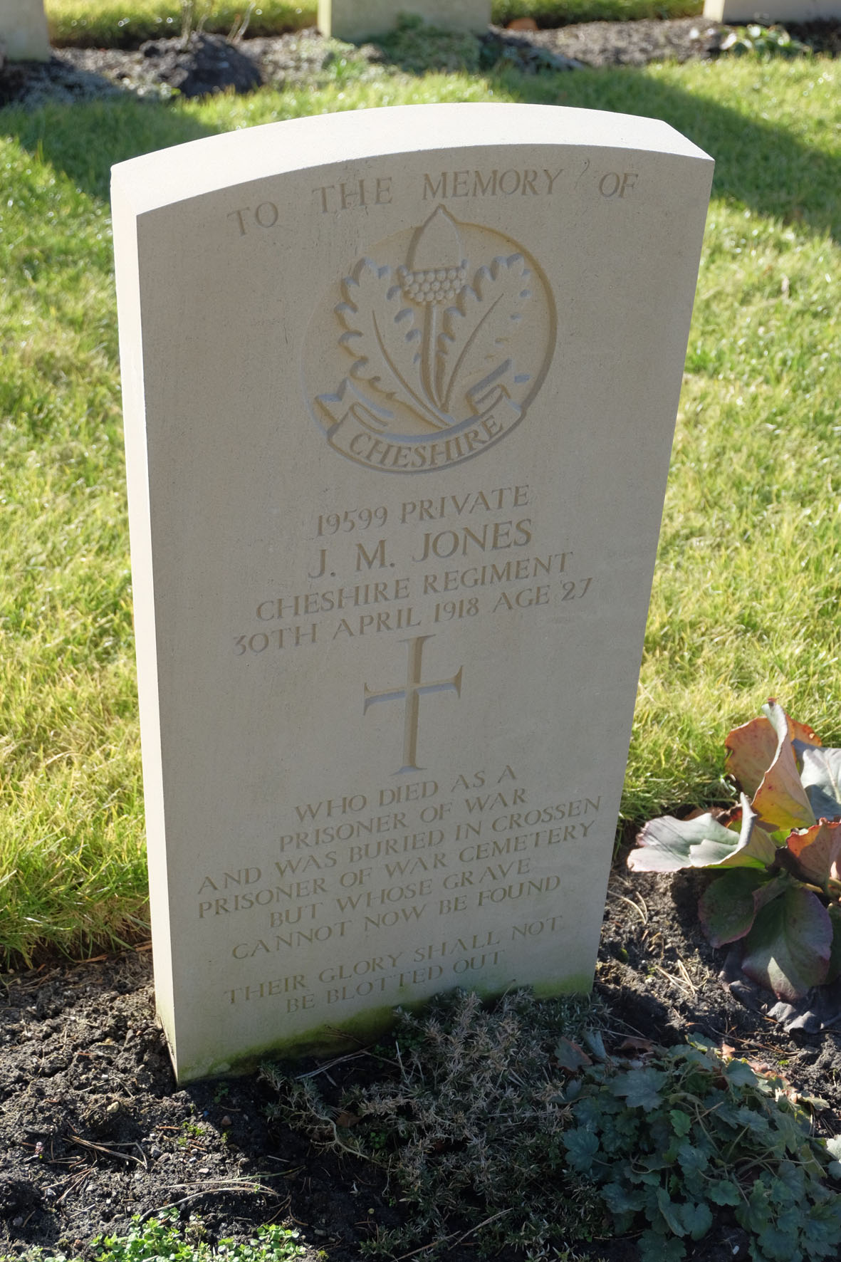 Pte JM Jones 300418 GR