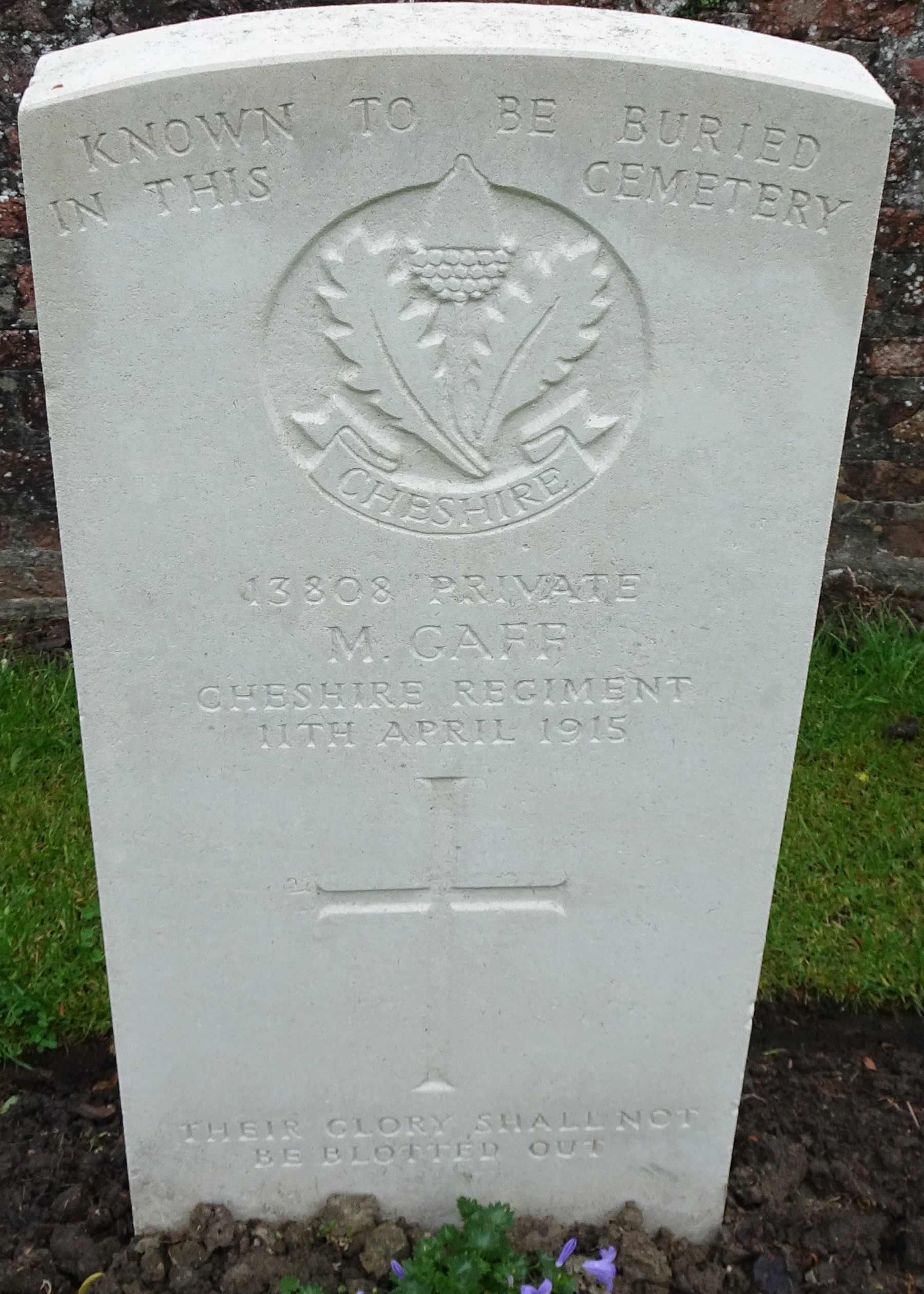 Pte M Gaff 110415
