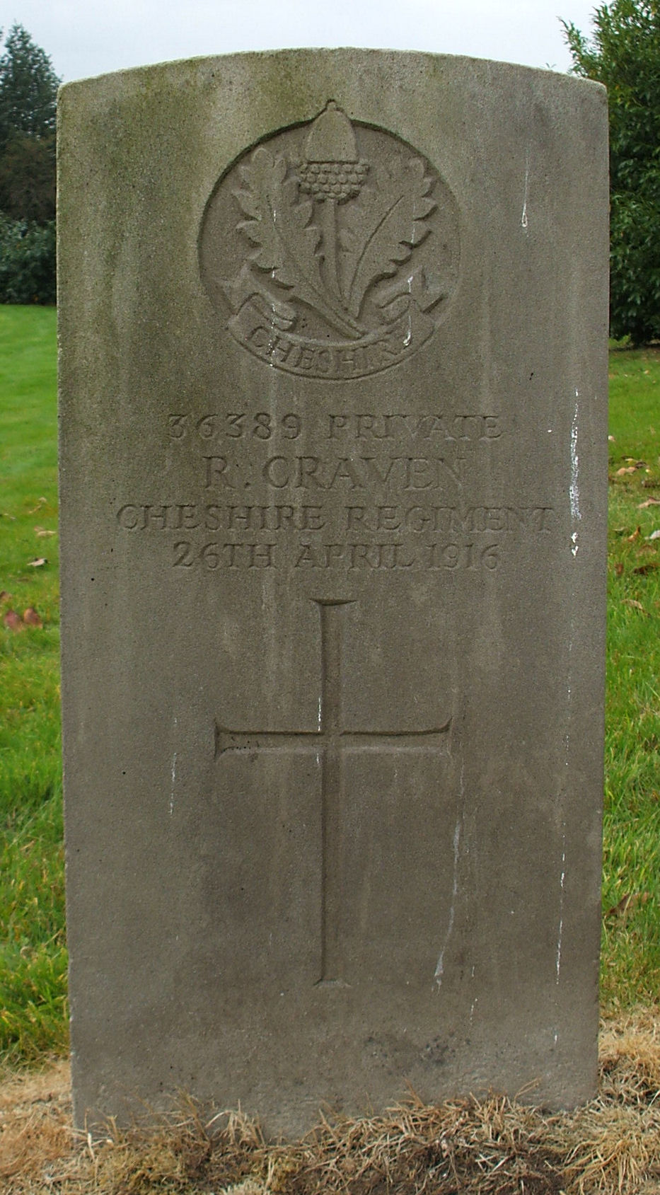 Pte R Craven 260416 UK