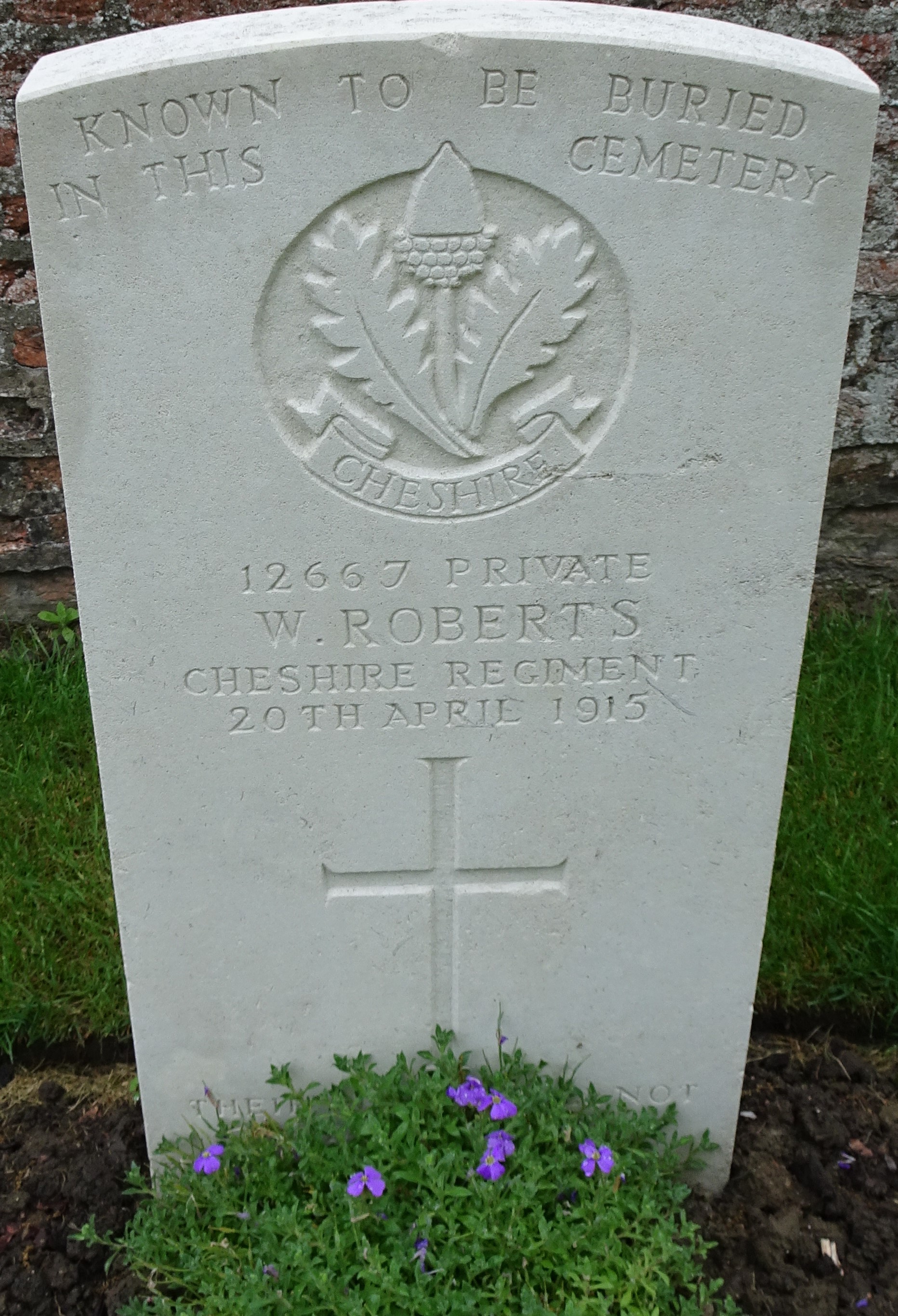 Pte W Roberts 200415