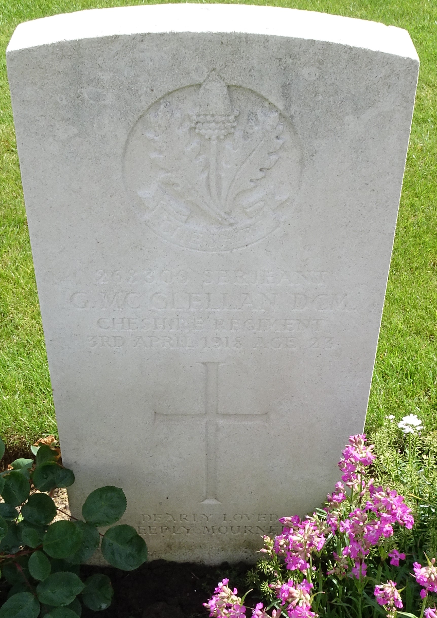 Sjt G McClellan DCM 030418