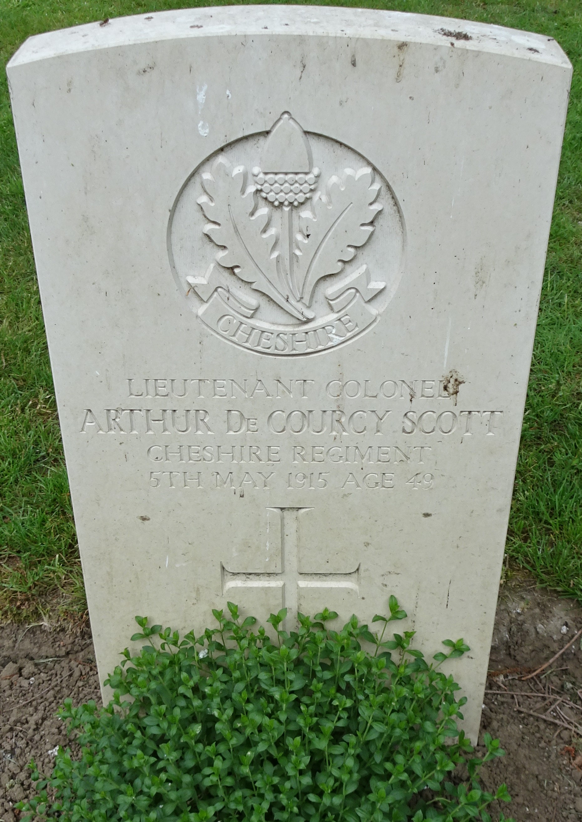 Lt Col A de C Scott 050515