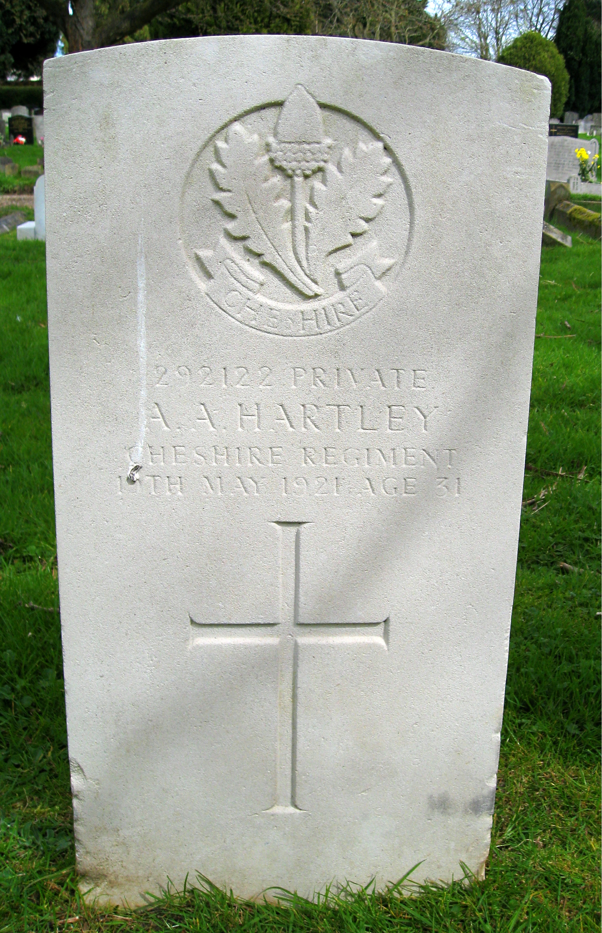 Pte AA Hartley 190521 UK
