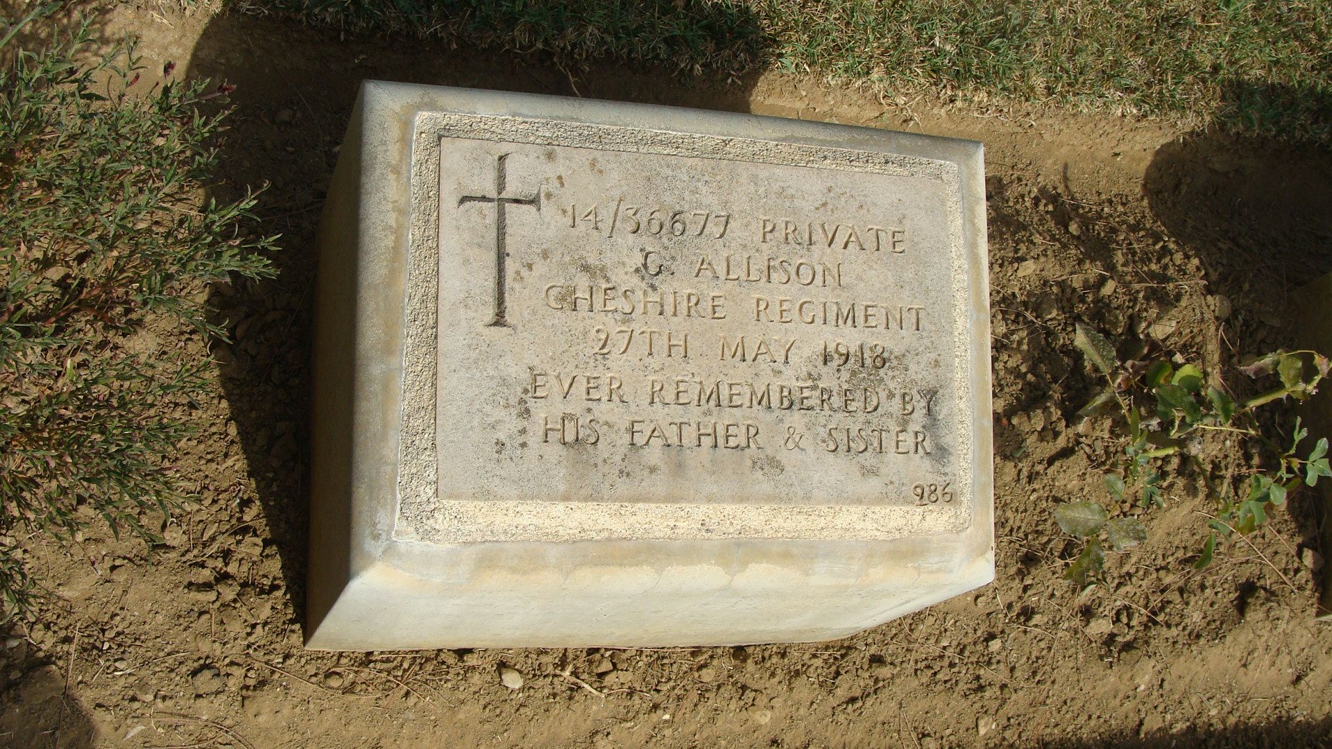 Pte G Allison 270518