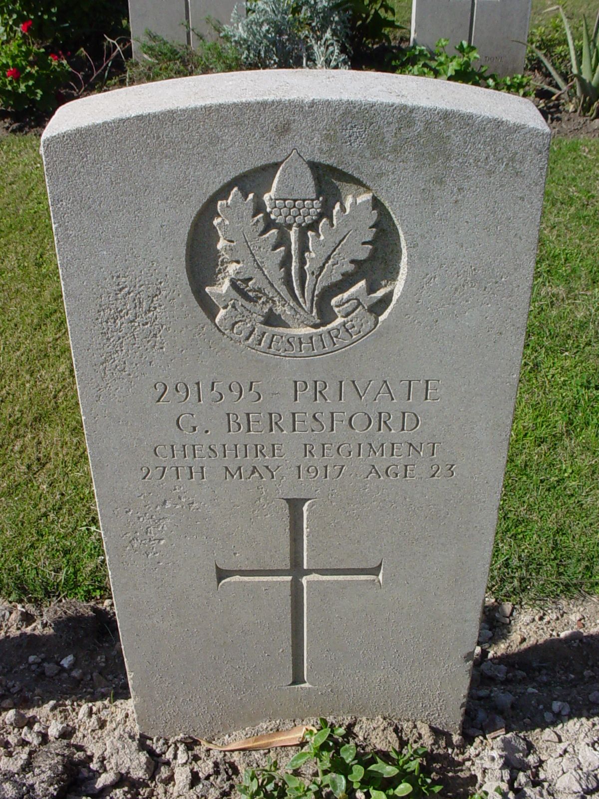 Pte G Beresford 200517 EG