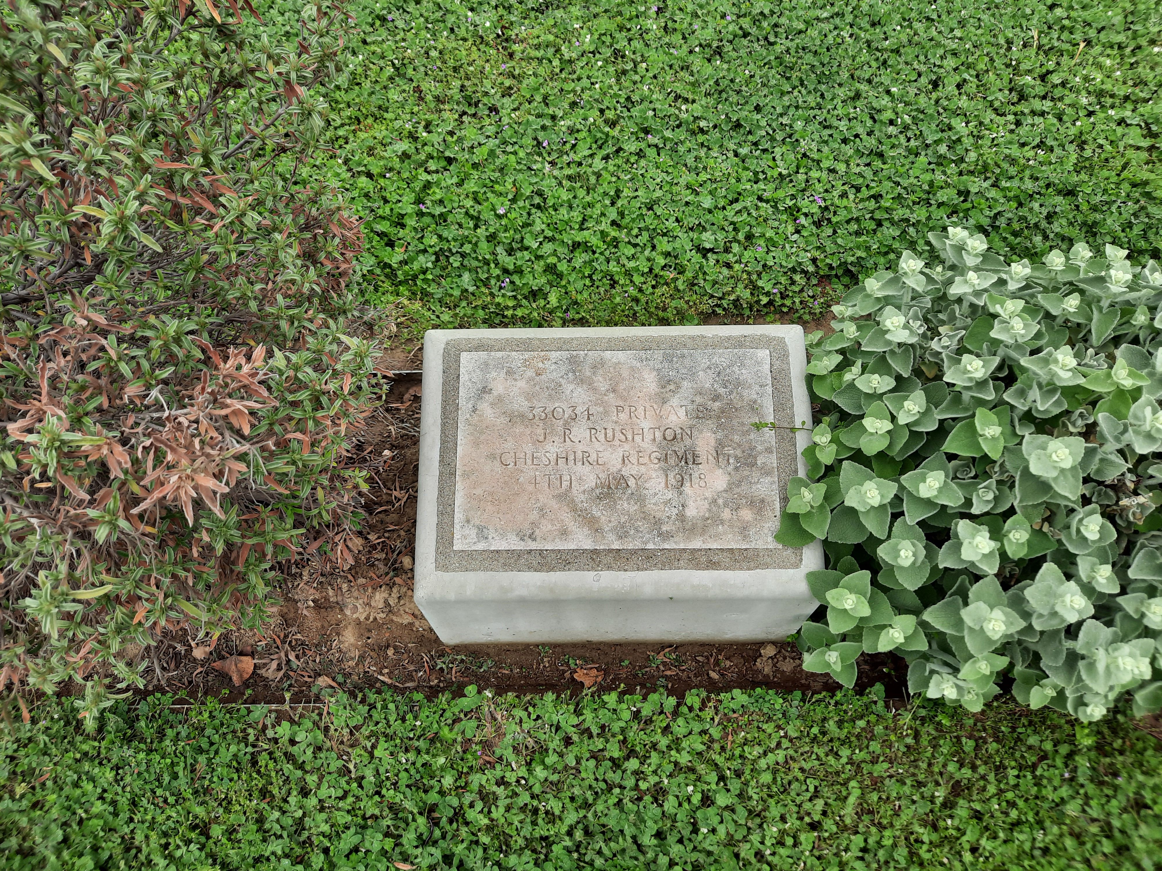 Pte J Rushton 040518