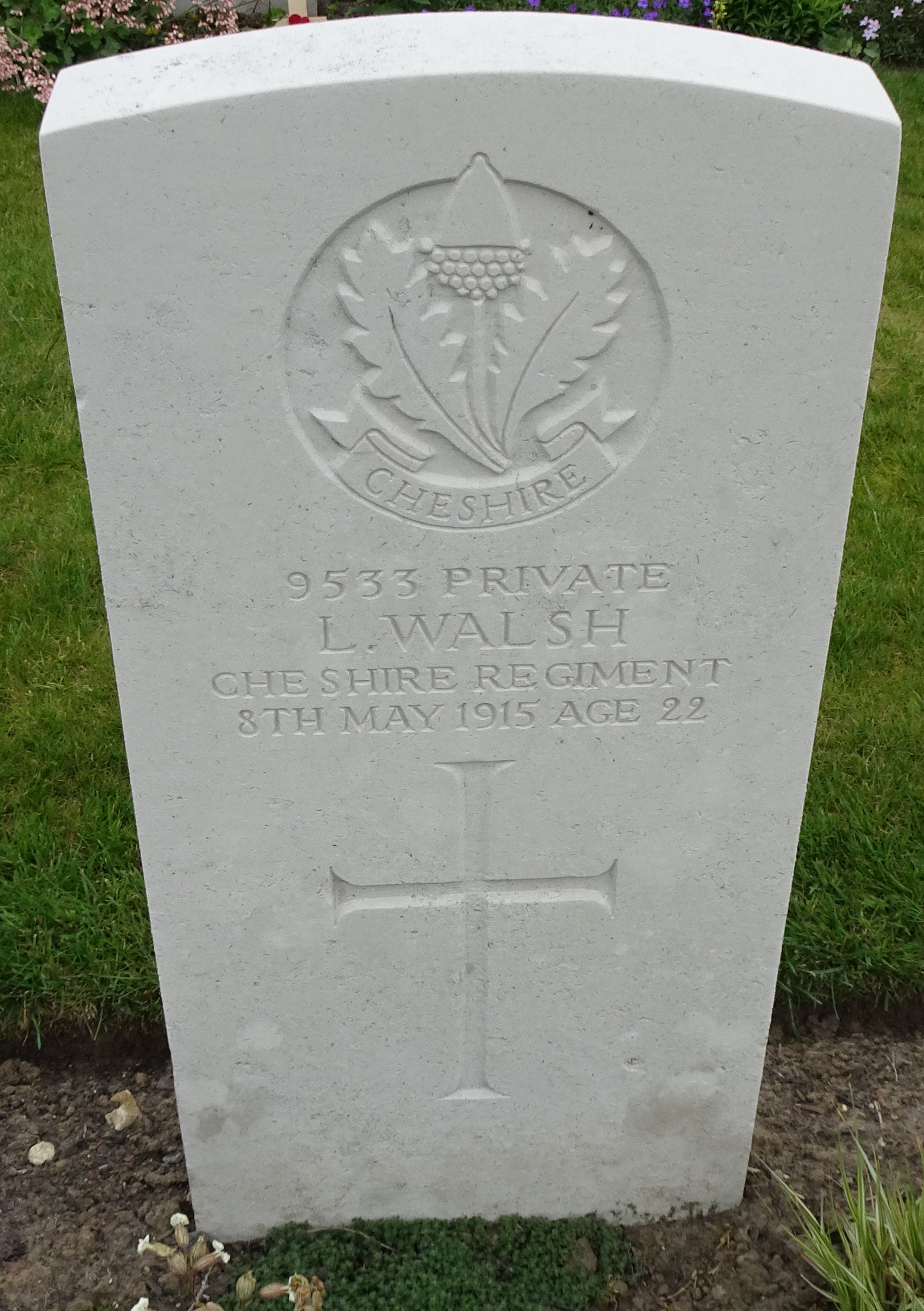 Pte L Walsh 080515