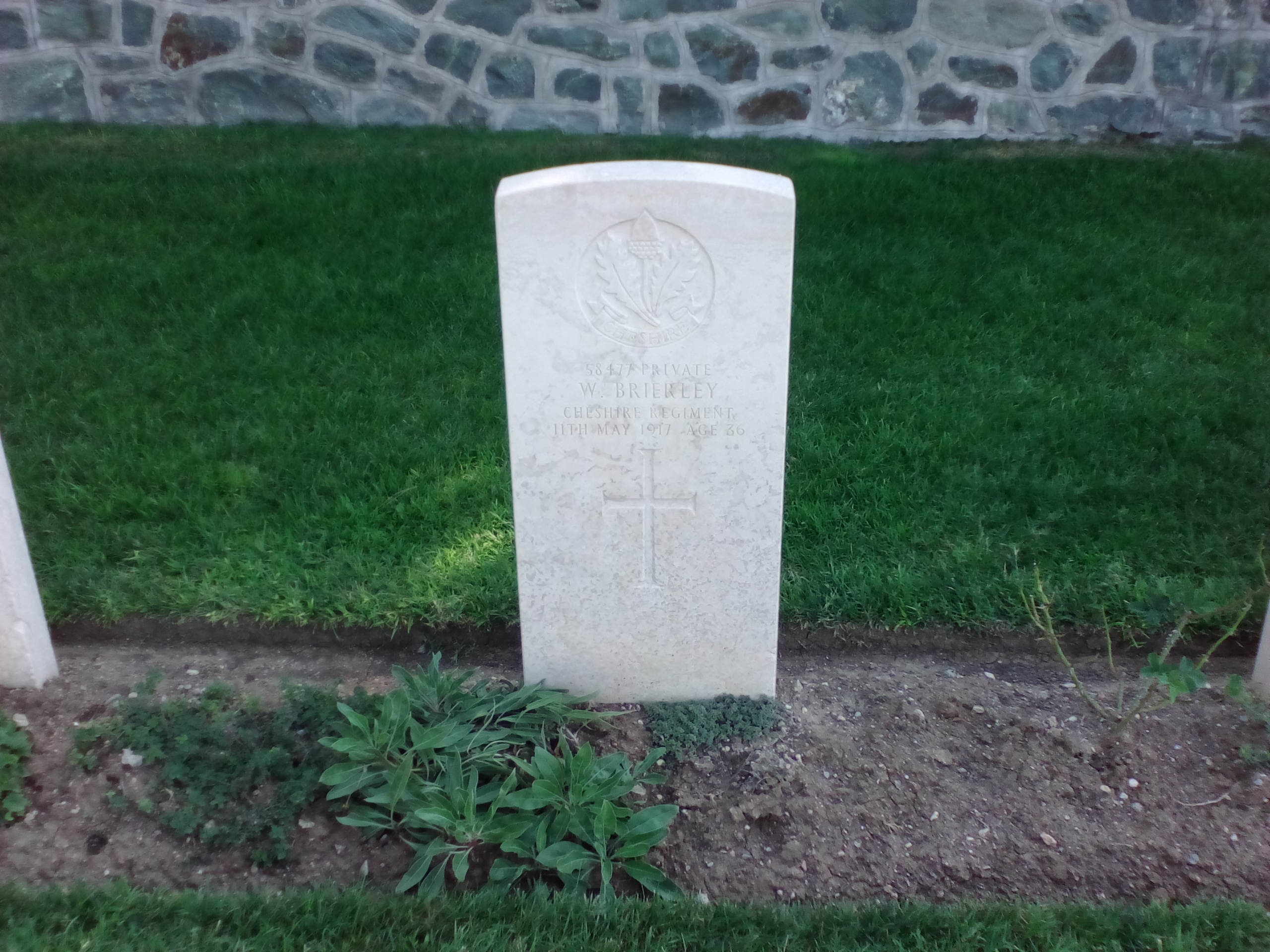 Pte W Brierley 110517