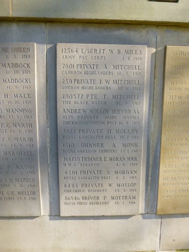 Pte W Mossop 230515 UK