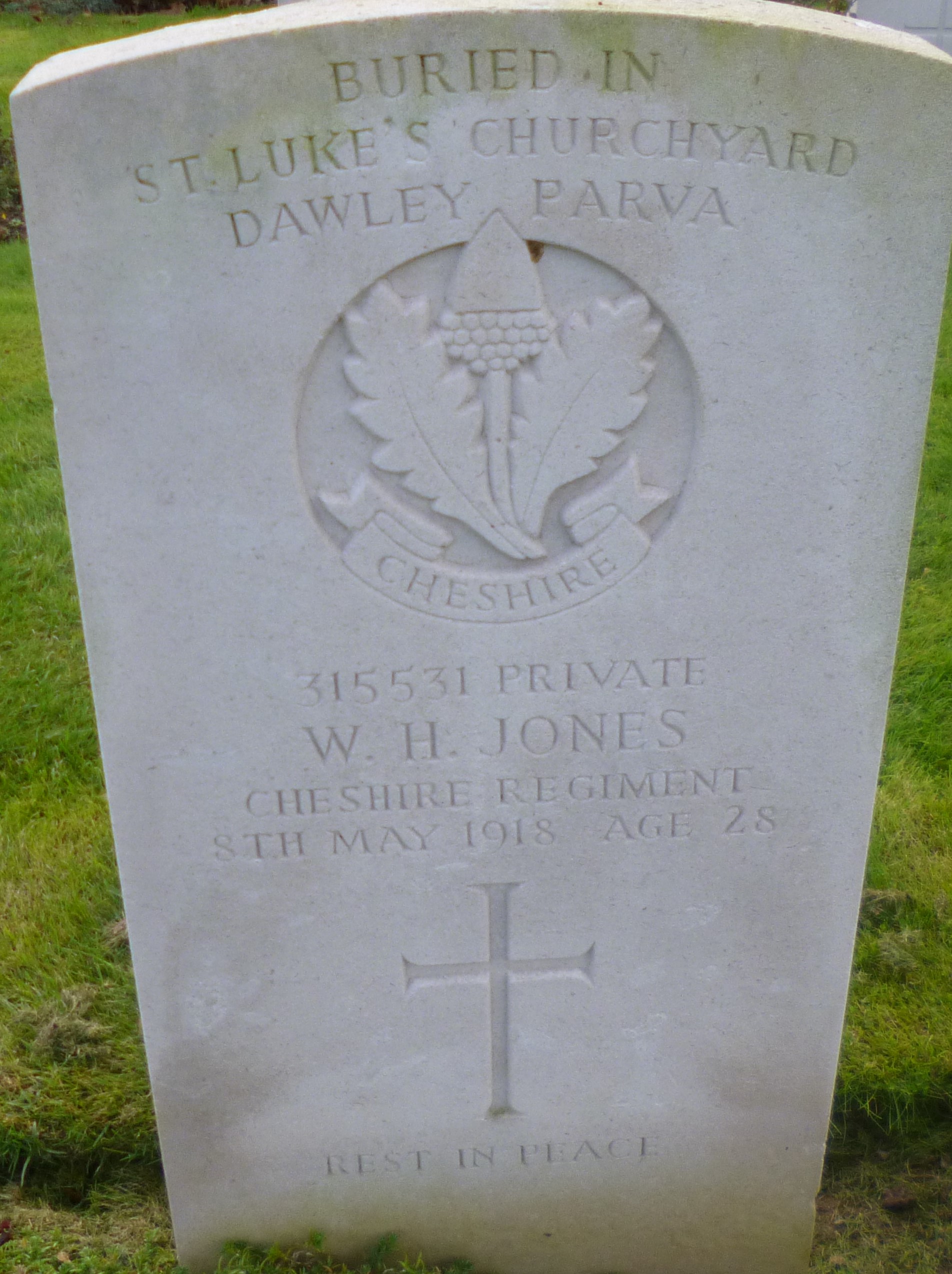 Pte WH Jones 080518 UK