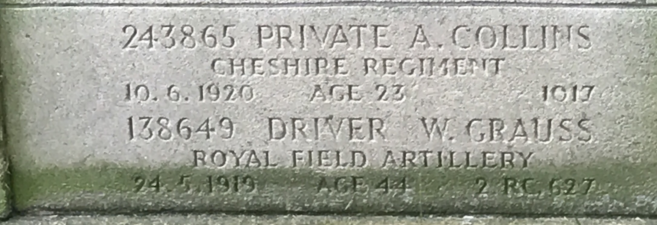 Pte A Collins 100620 UK