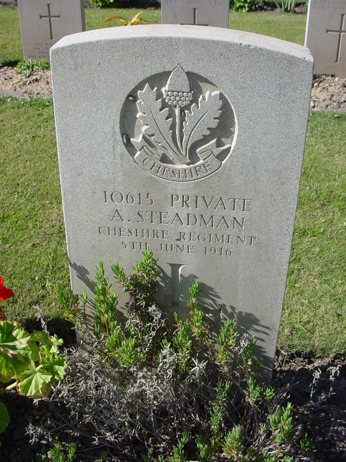 Pte A Steadman 050616 EG