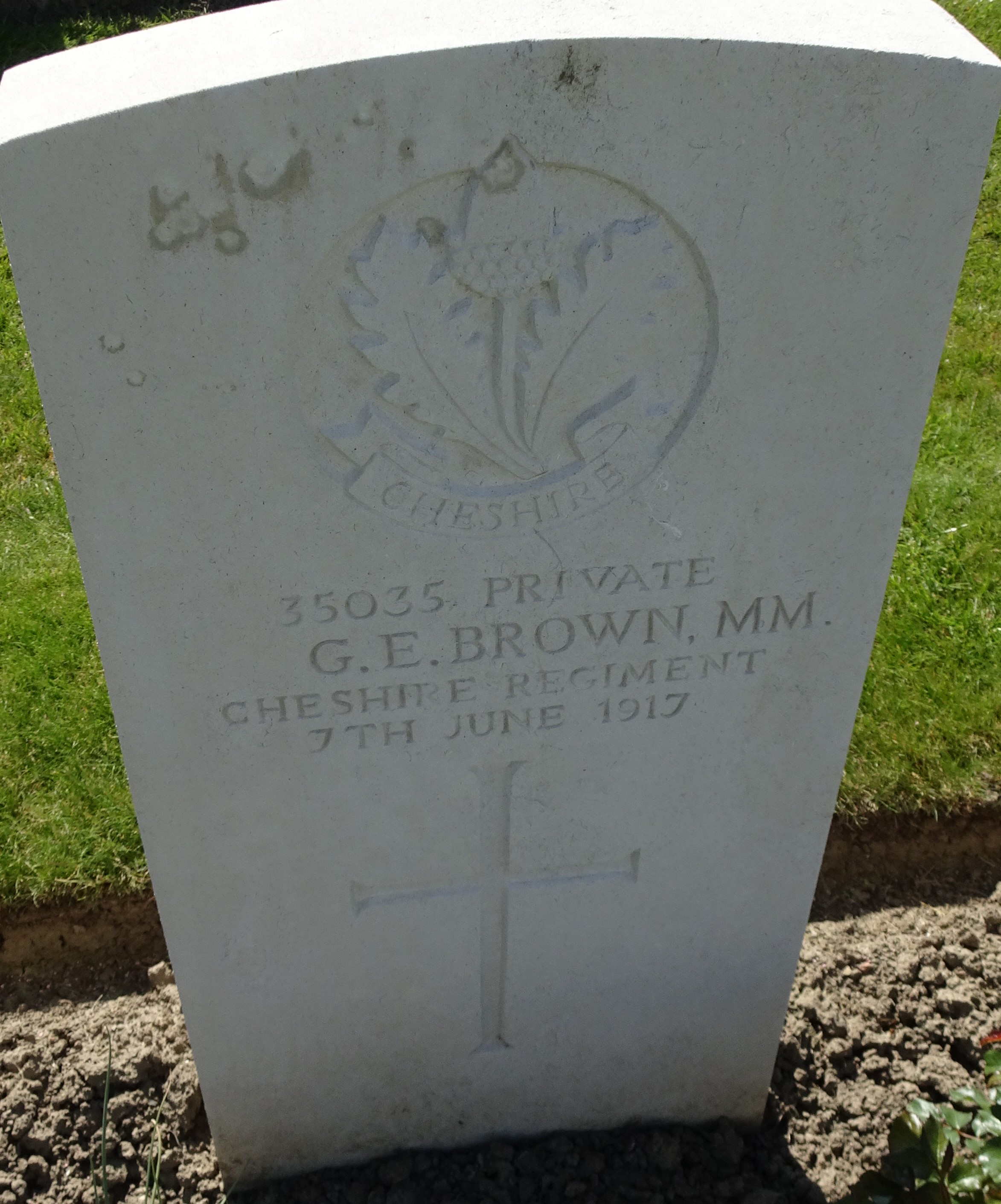 Pte GE Brown MM 070617